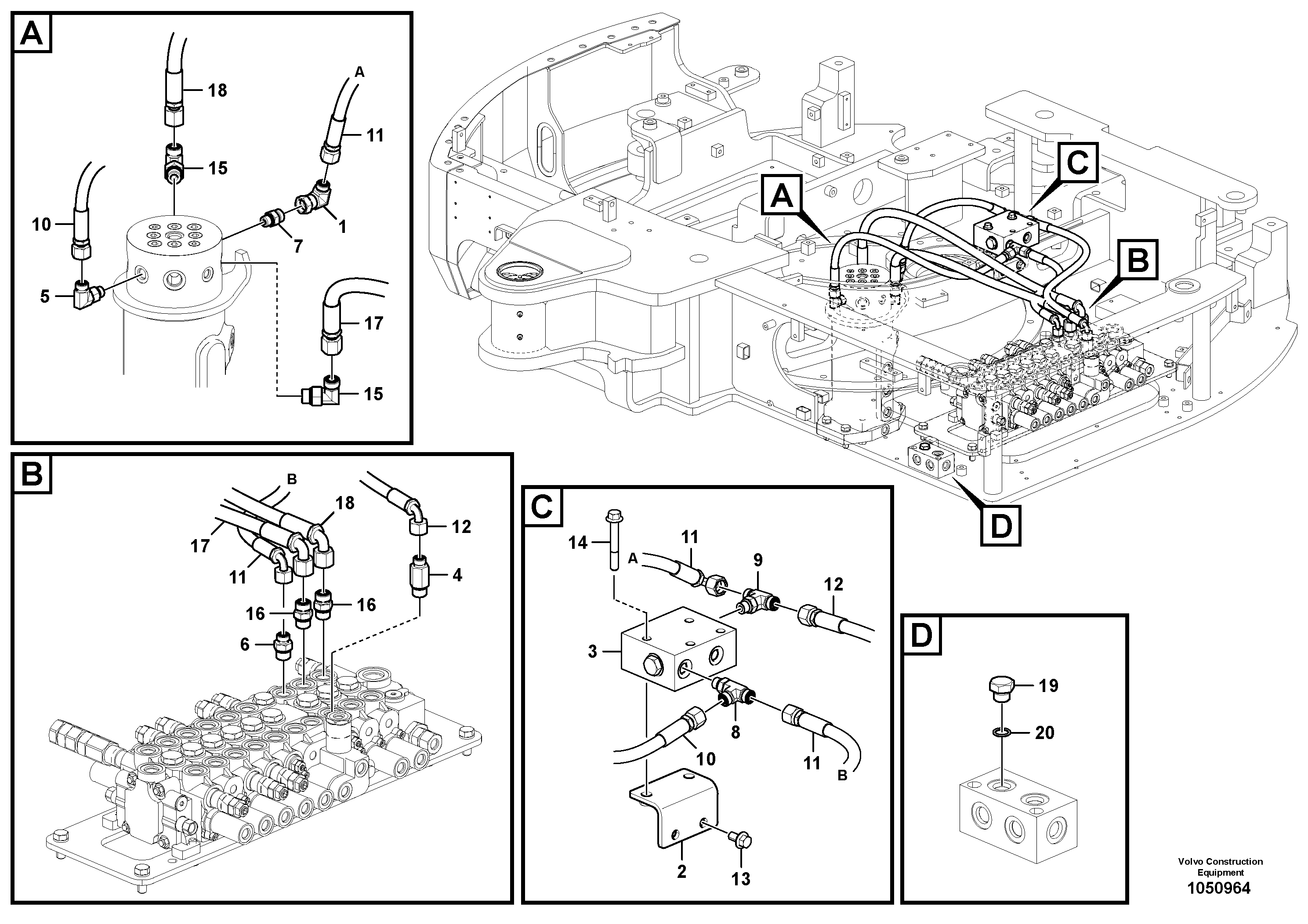 Timing gear casing VOE936398 VOLVO