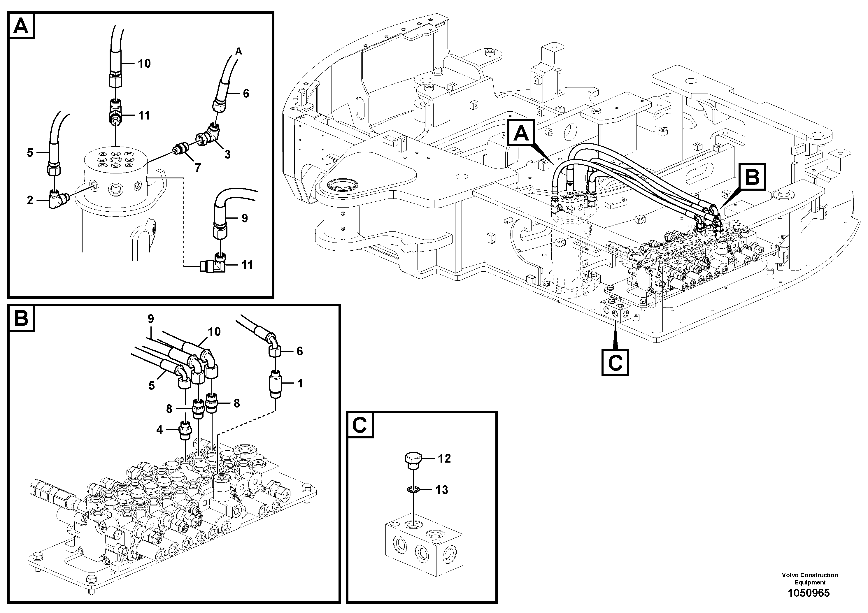 Timing gear casing VOE936329 VOLVO