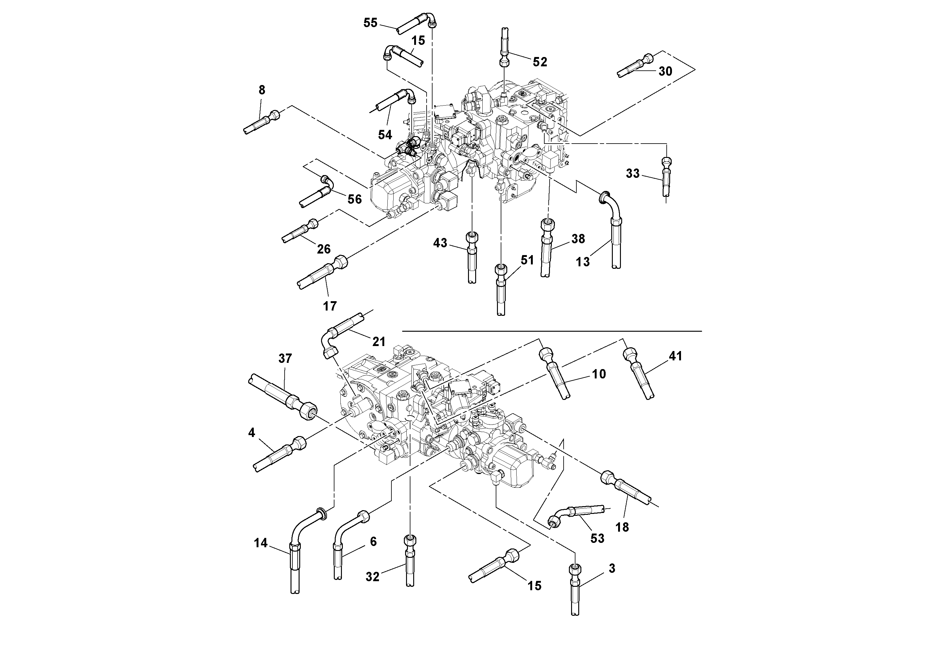 Hose assembly RM13319112 VOLVO