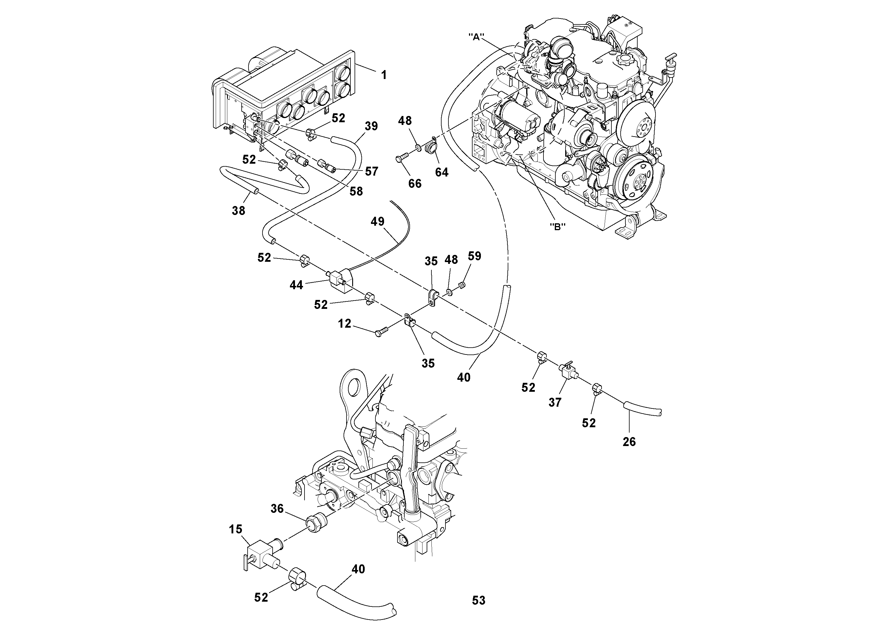 Timing gear casing RM43889153 VOLVO