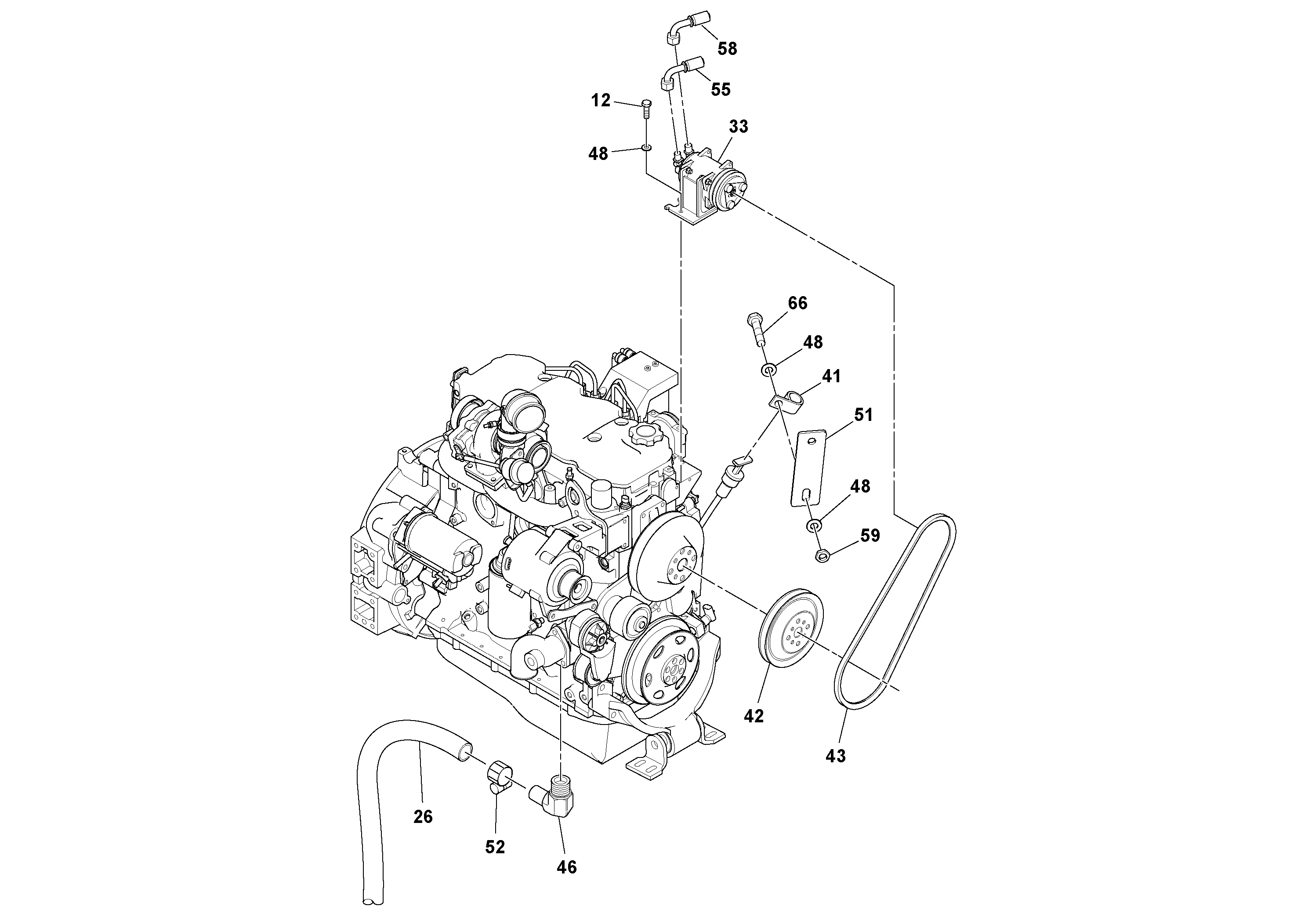Seat frame RM43855295 VOLVO