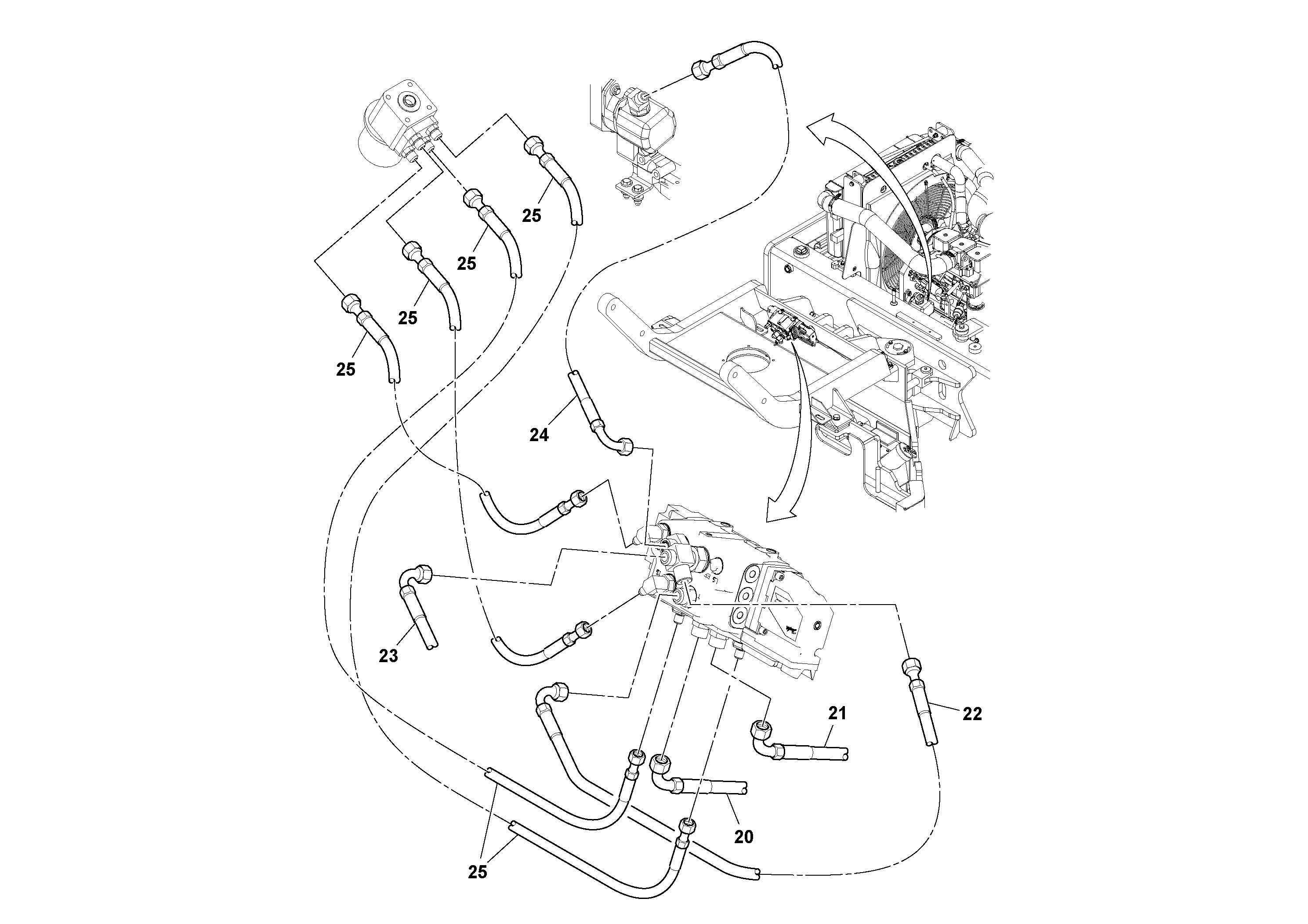 Timing gear casing RM13315528 VOLVO