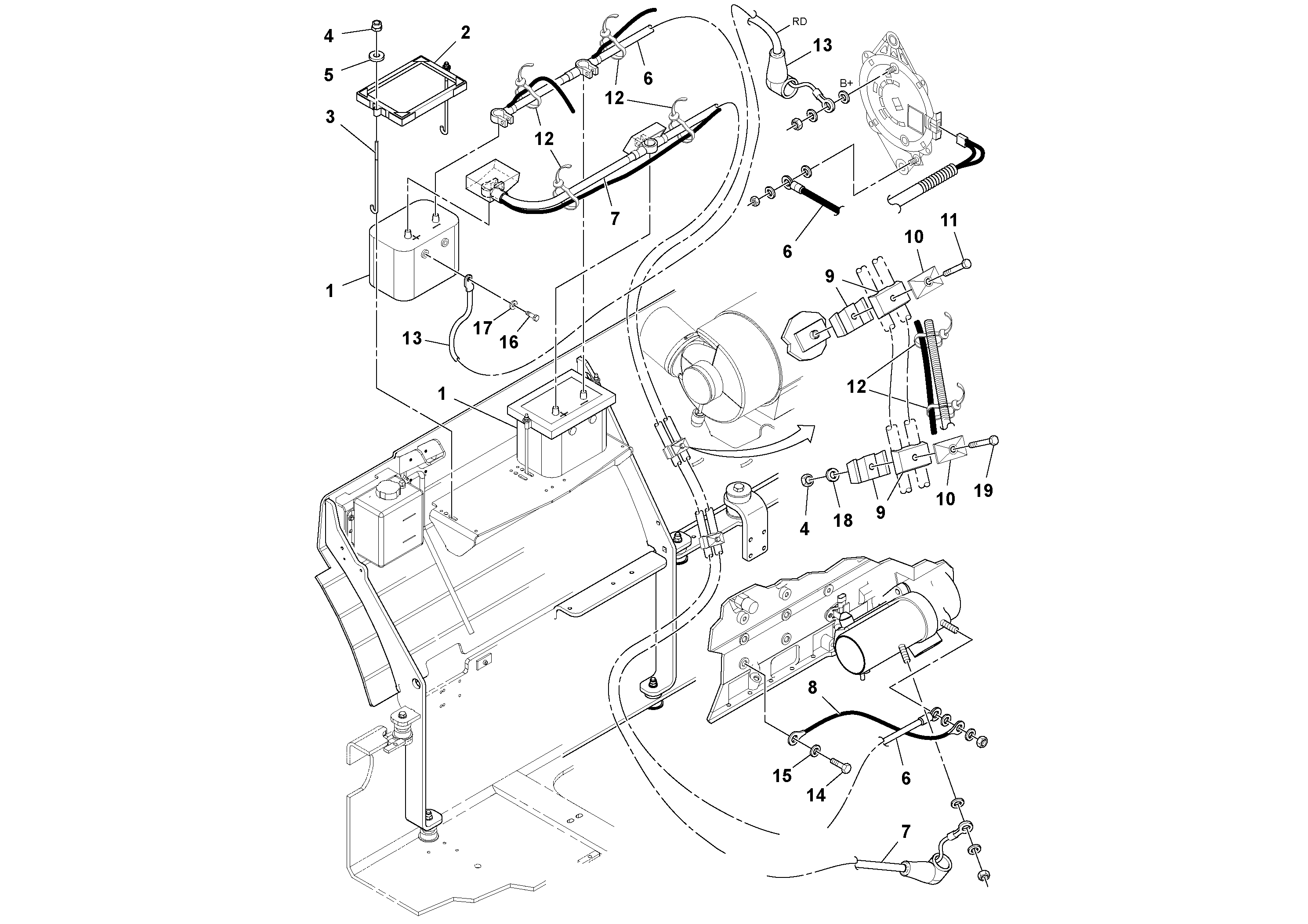 Brush Bearing RM13846779 VOLVO