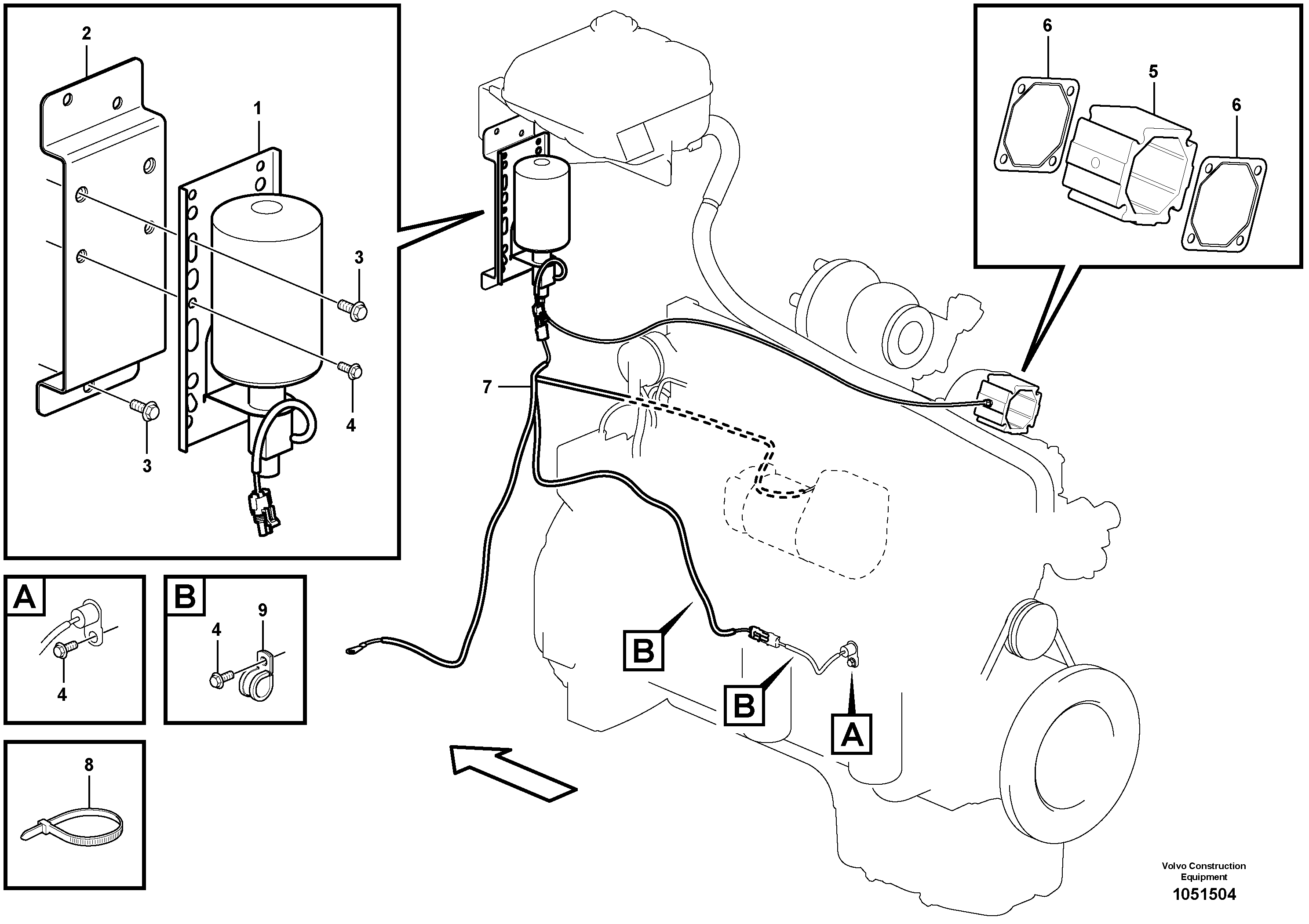 Support Leg VOE16001129 VOLVO