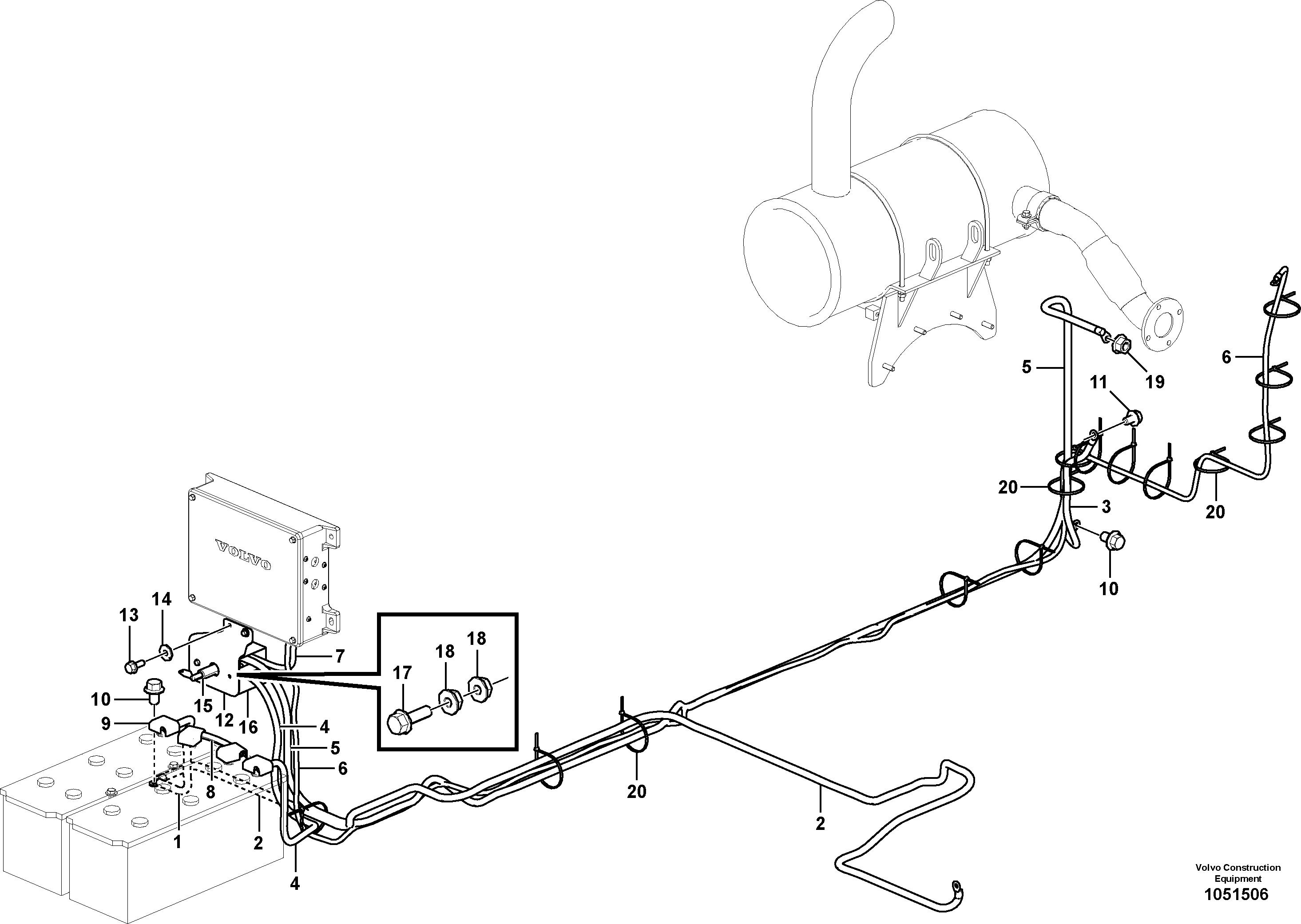 Brush Bearing VOE14385172 VOLVO