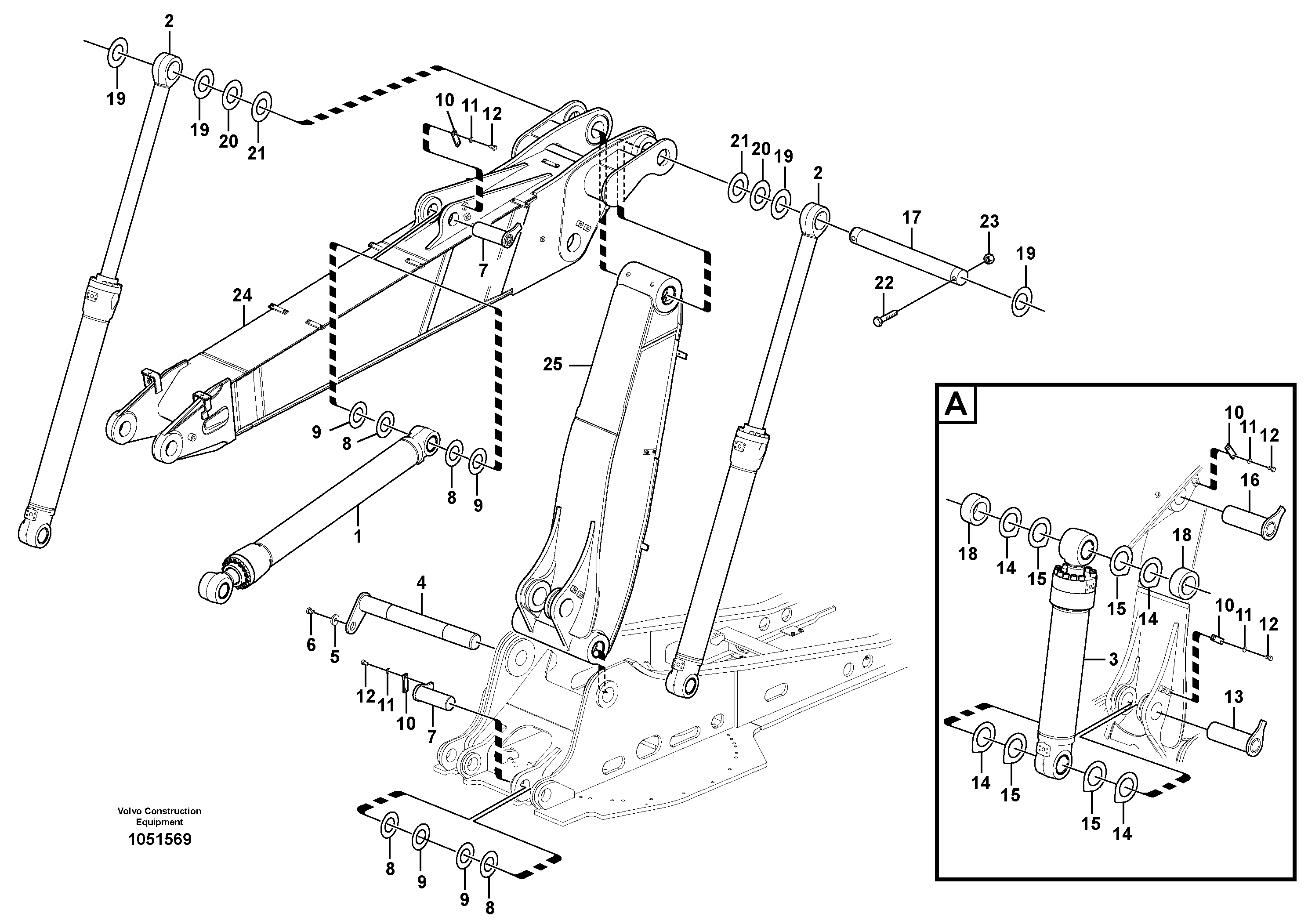 Swg Lk Cylinder VOE14587827 VOLVO