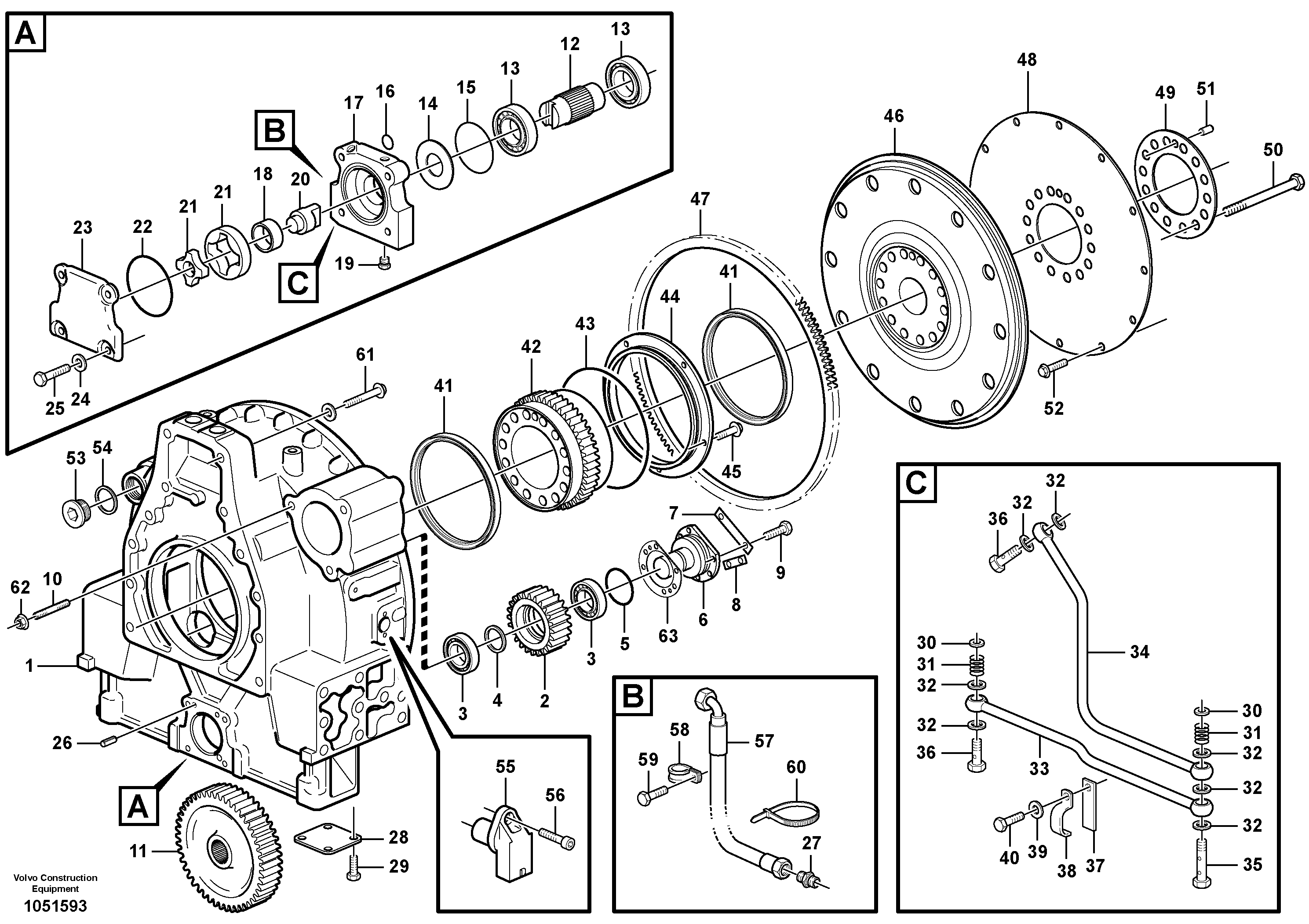 Headlamp, Blinker R.h VOE11030296 VOLVO