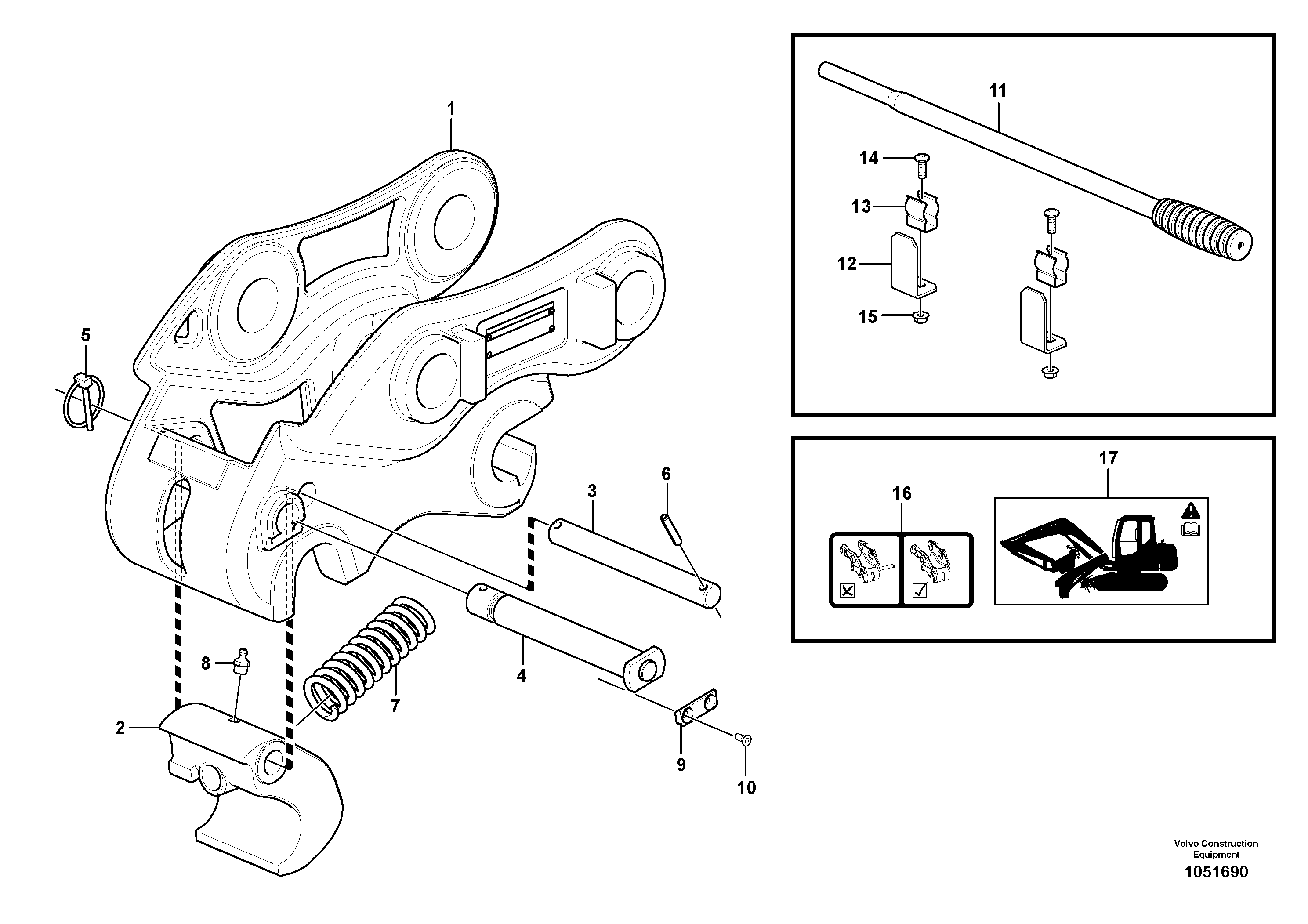 Тормозной шланг VOE15627414 VOLVO