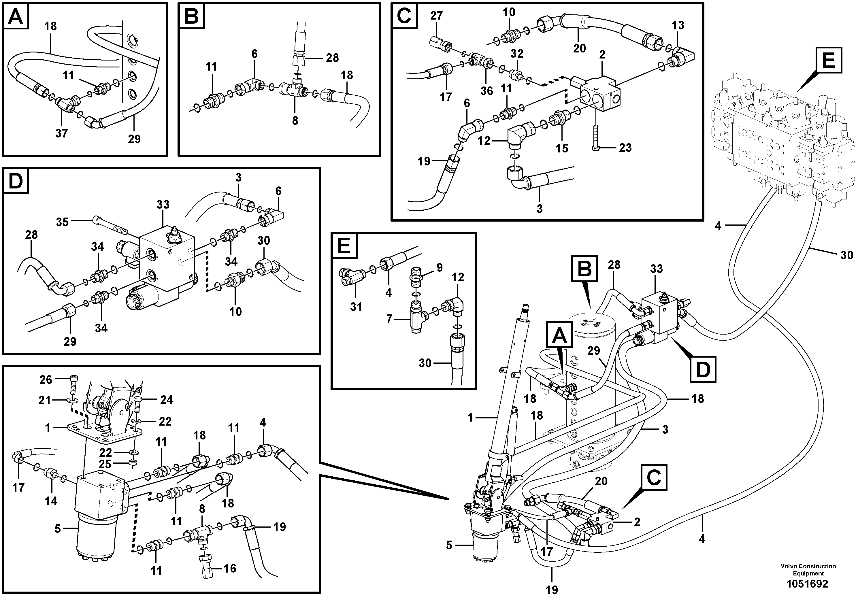 Timing gear casing VOE15080761 VOLVO