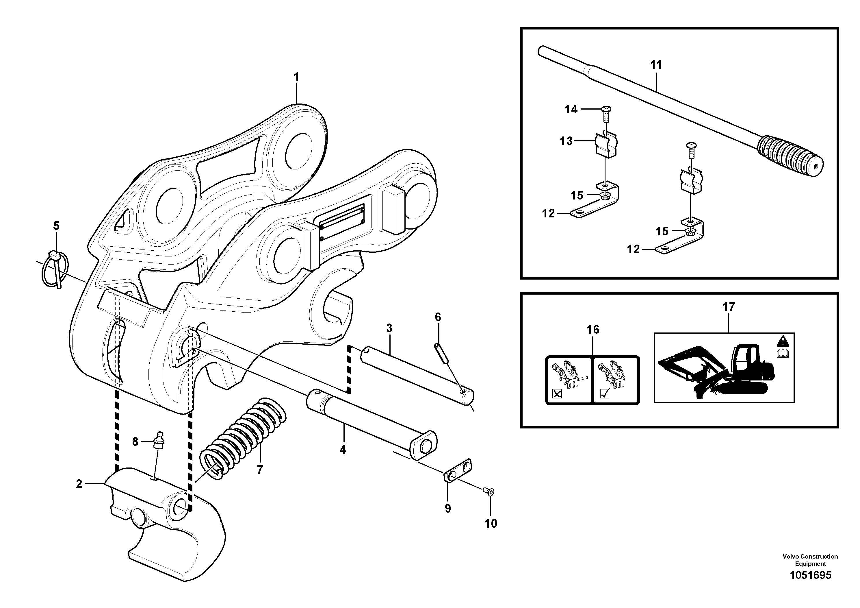Тормозной шланг RM/VOE15628811 VOLVO