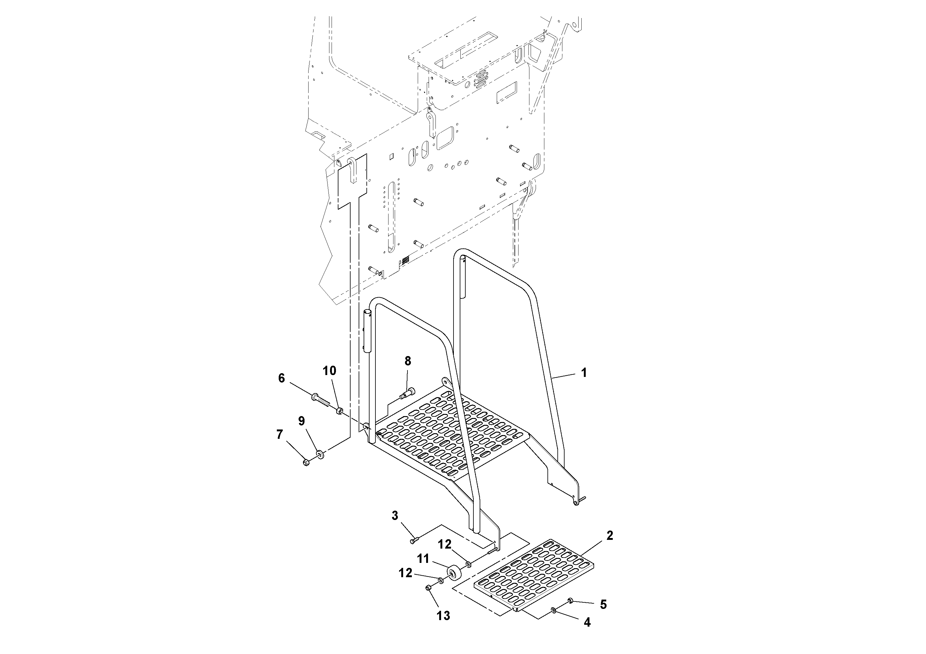 Pedal bracket R.h. RM46664843 VOLVO