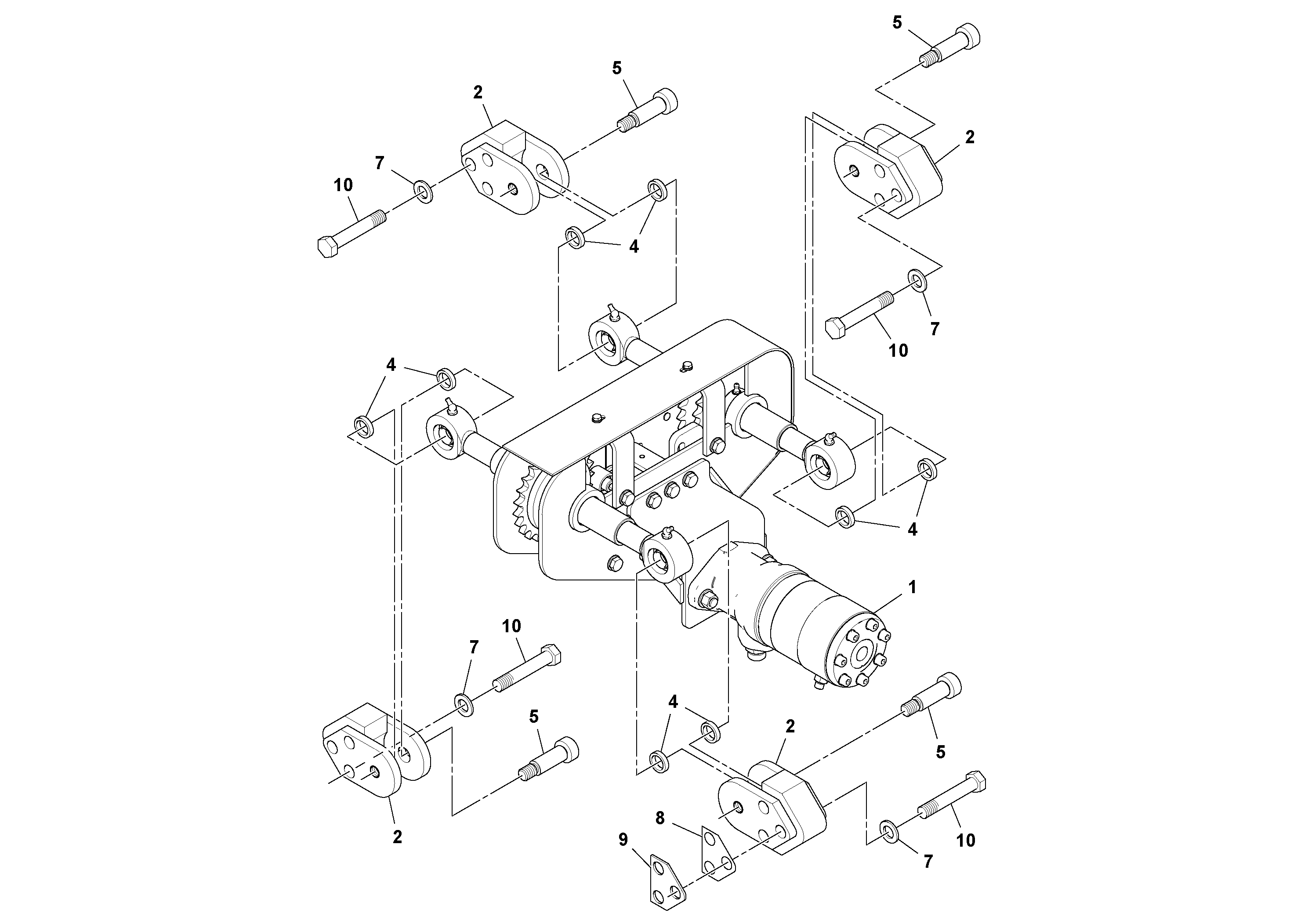 Mounting rail RM96751706 VOLVO