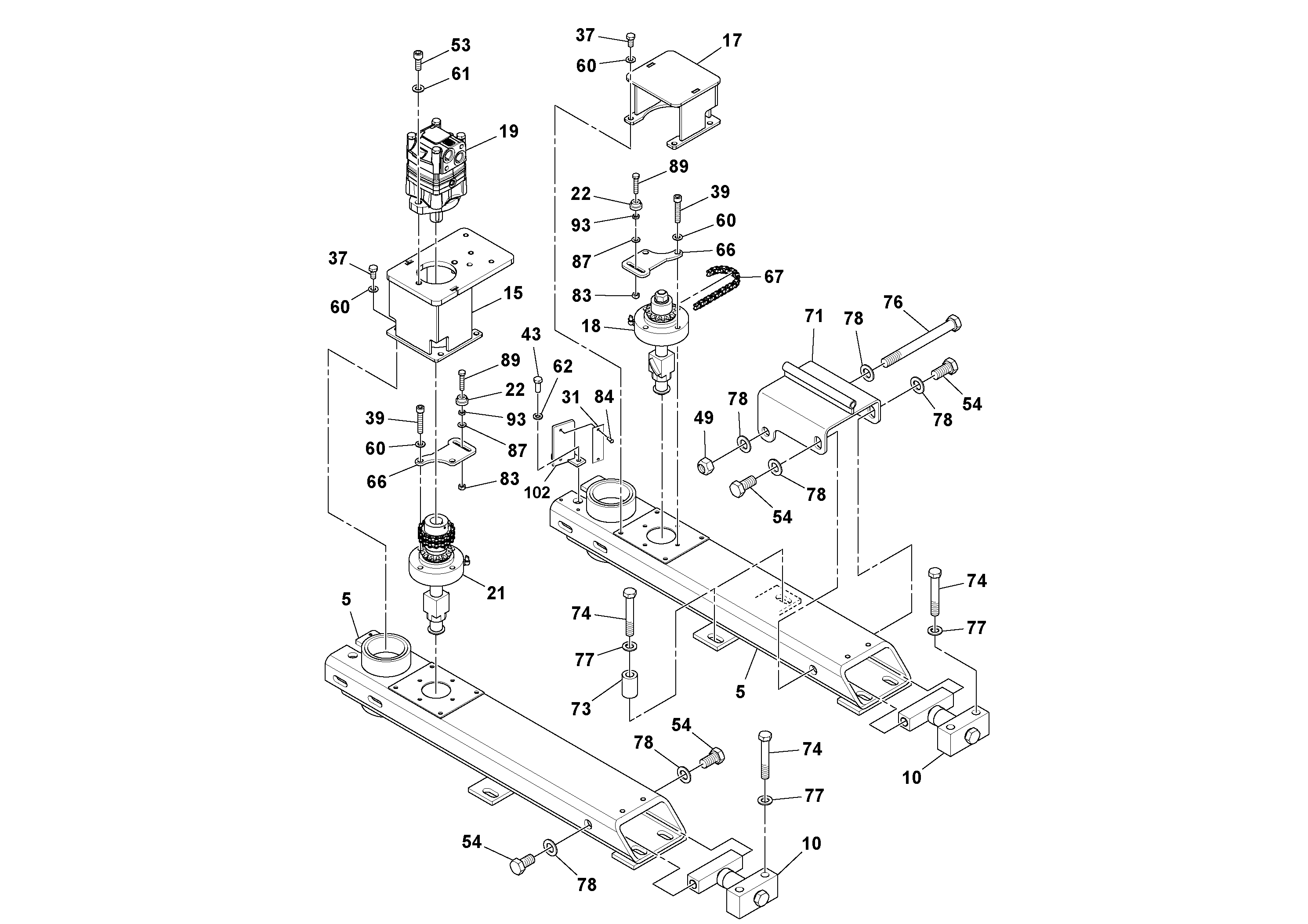 Hatch over main valve RM13835822 VOLVO
