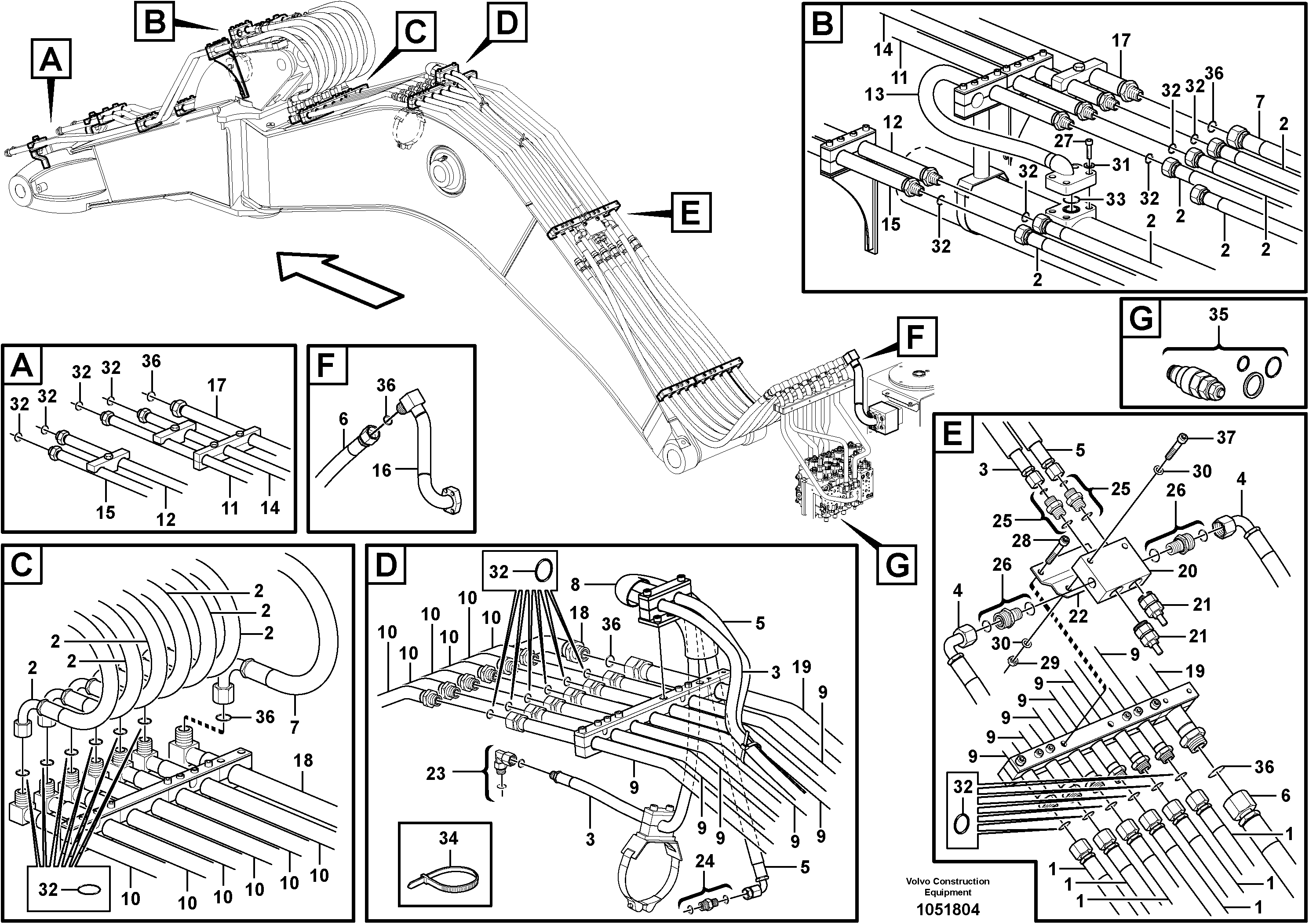 Timing gear casing VOE15011633 VOLVO
