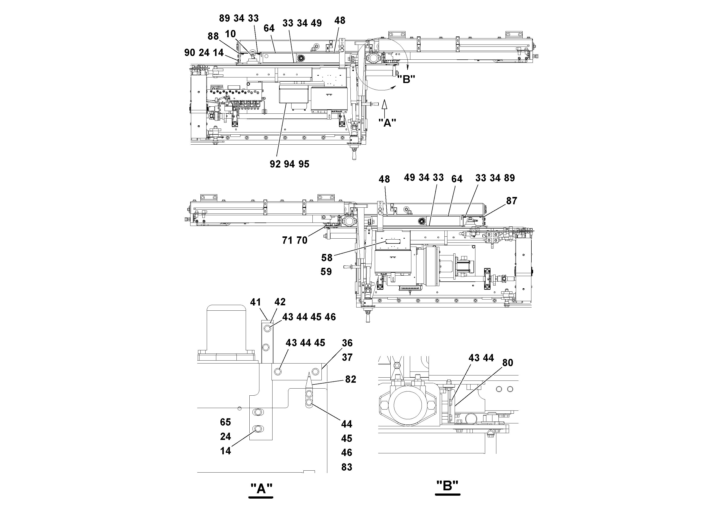 Seat frame RM/ZM20352506 VOLVO