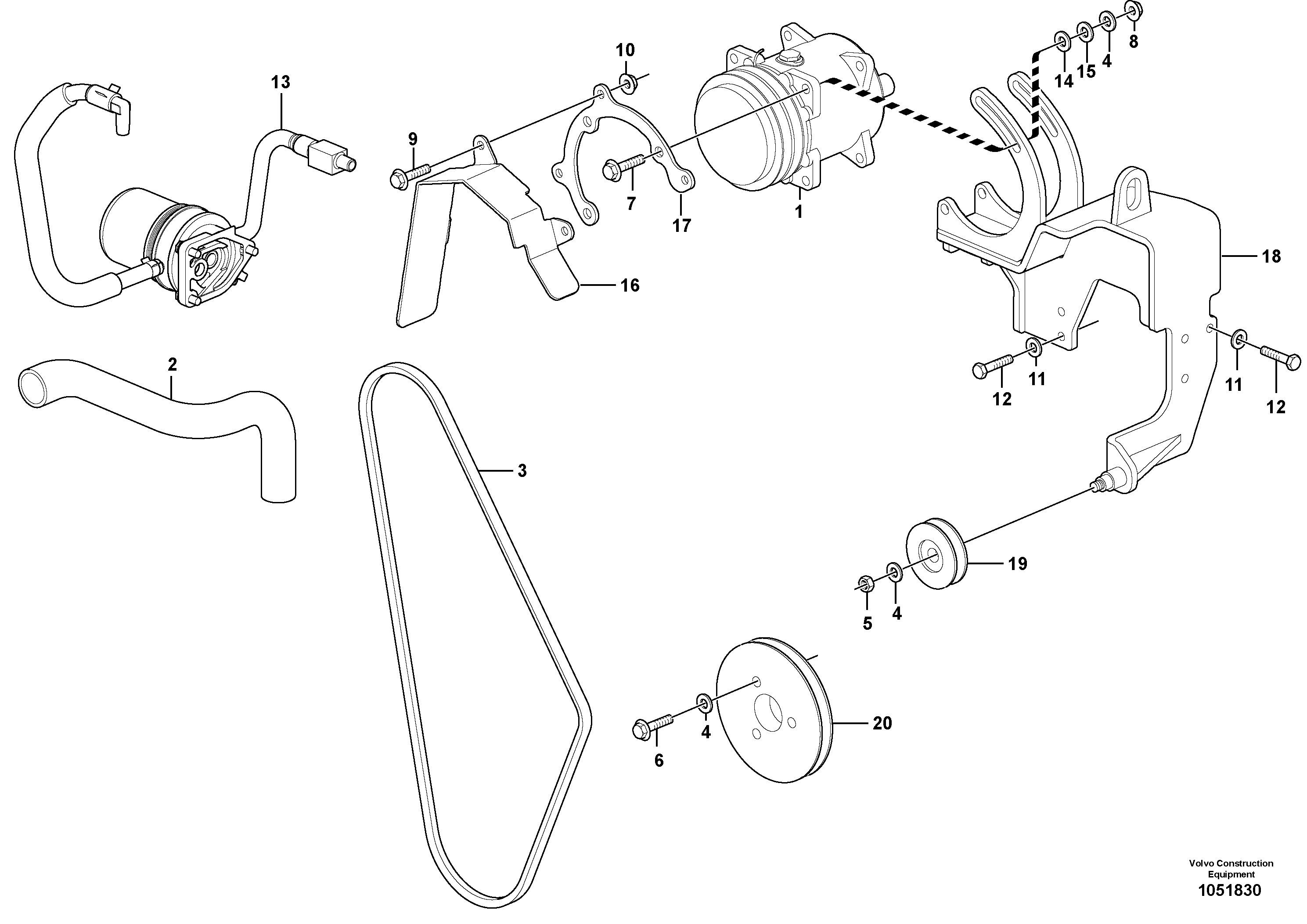 Light switch VOE11807340 VOLVO