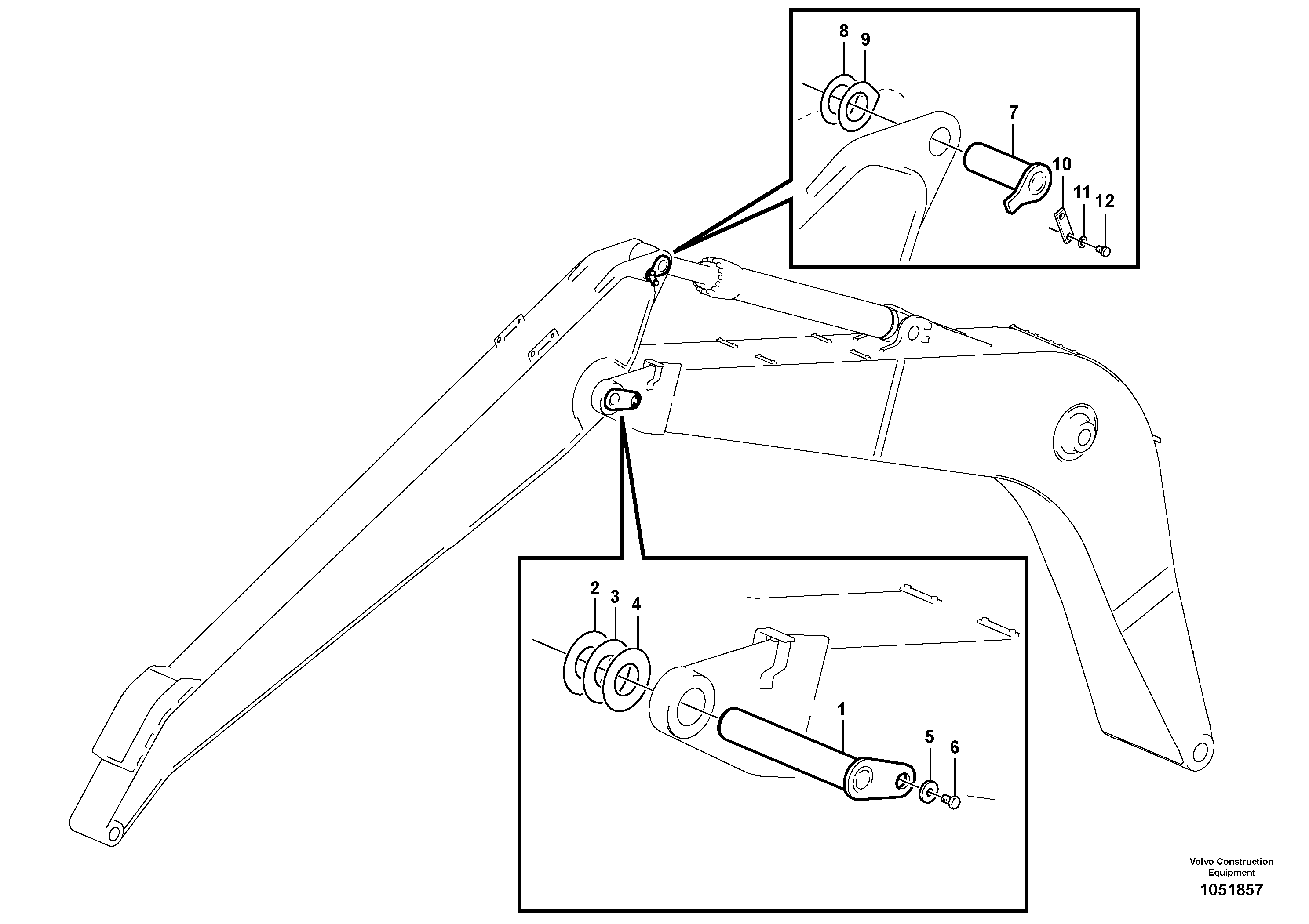 Mounting rail VOE997995 VOLVO