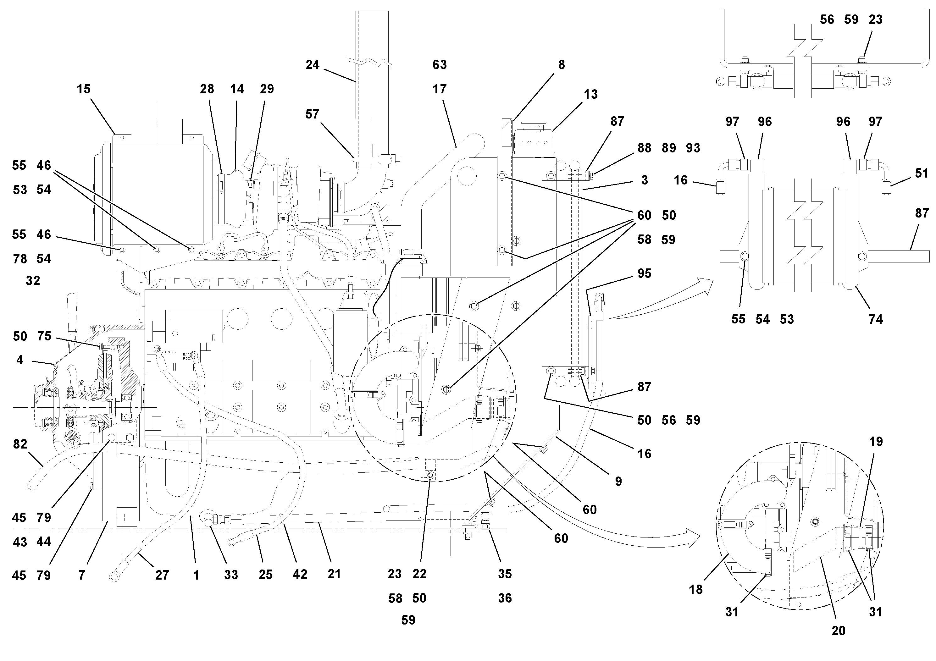 Seat frame RM13348107 VOLVO