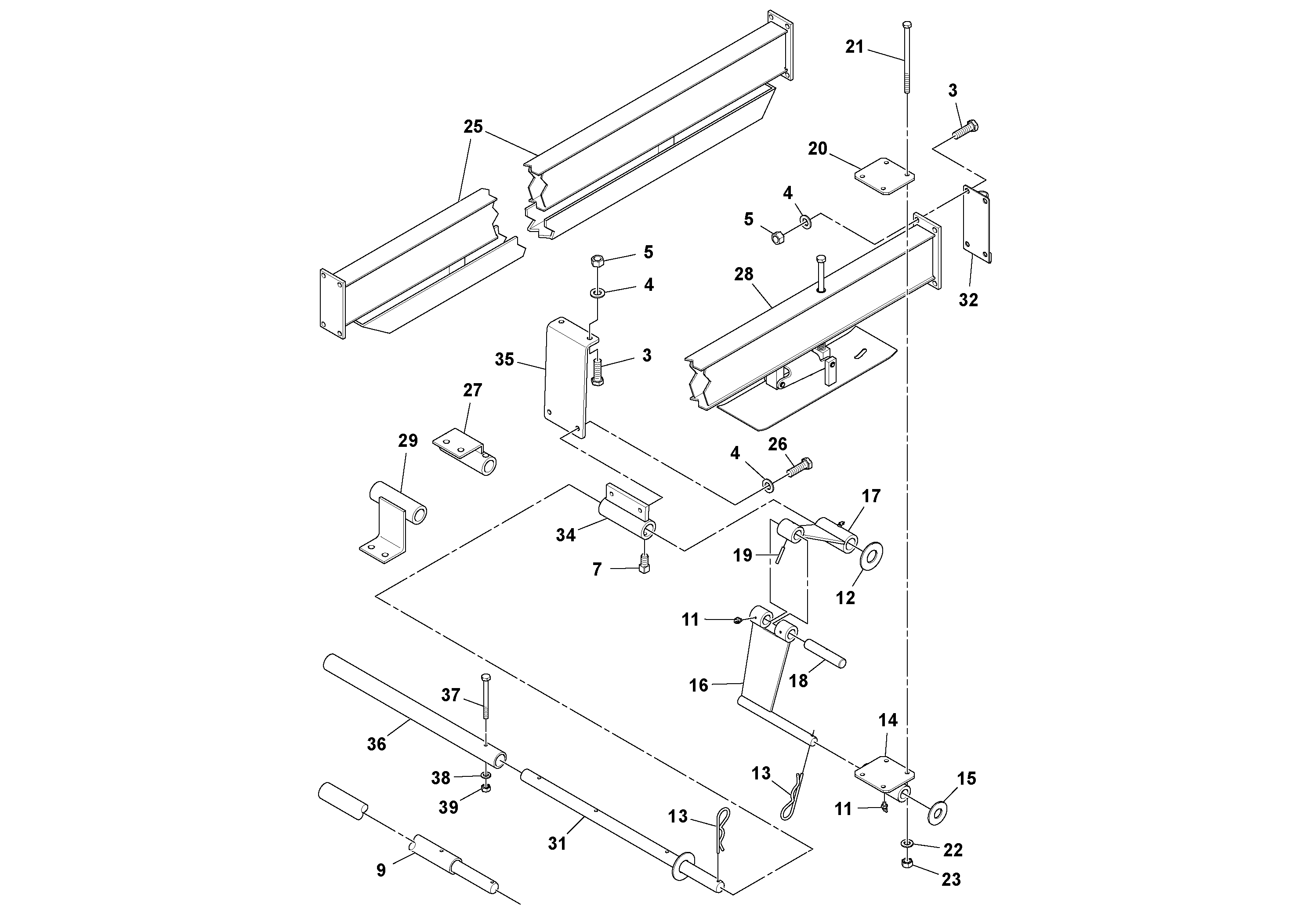 Tube bracket RM20985990 VOLVO