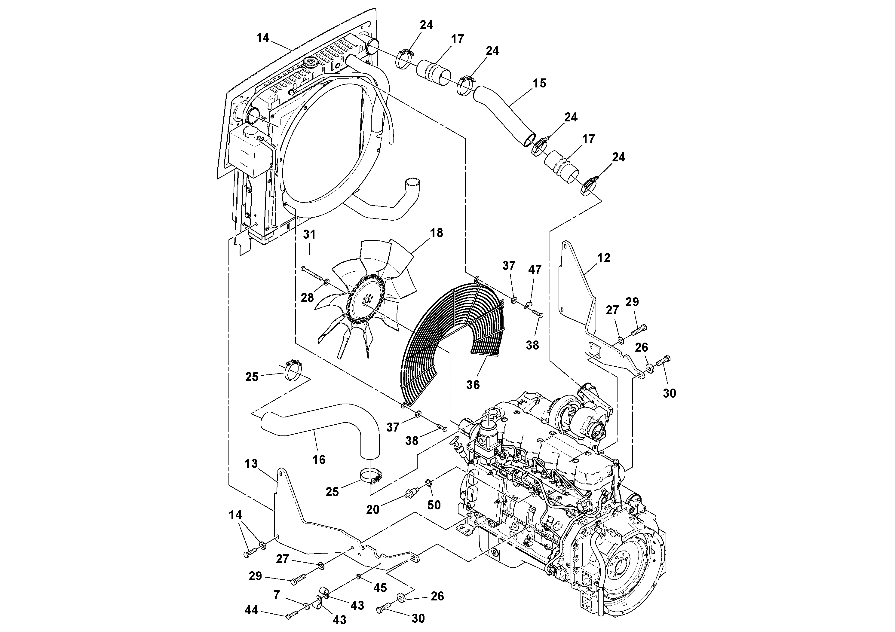 Seat frame RM13417951 VOLVO