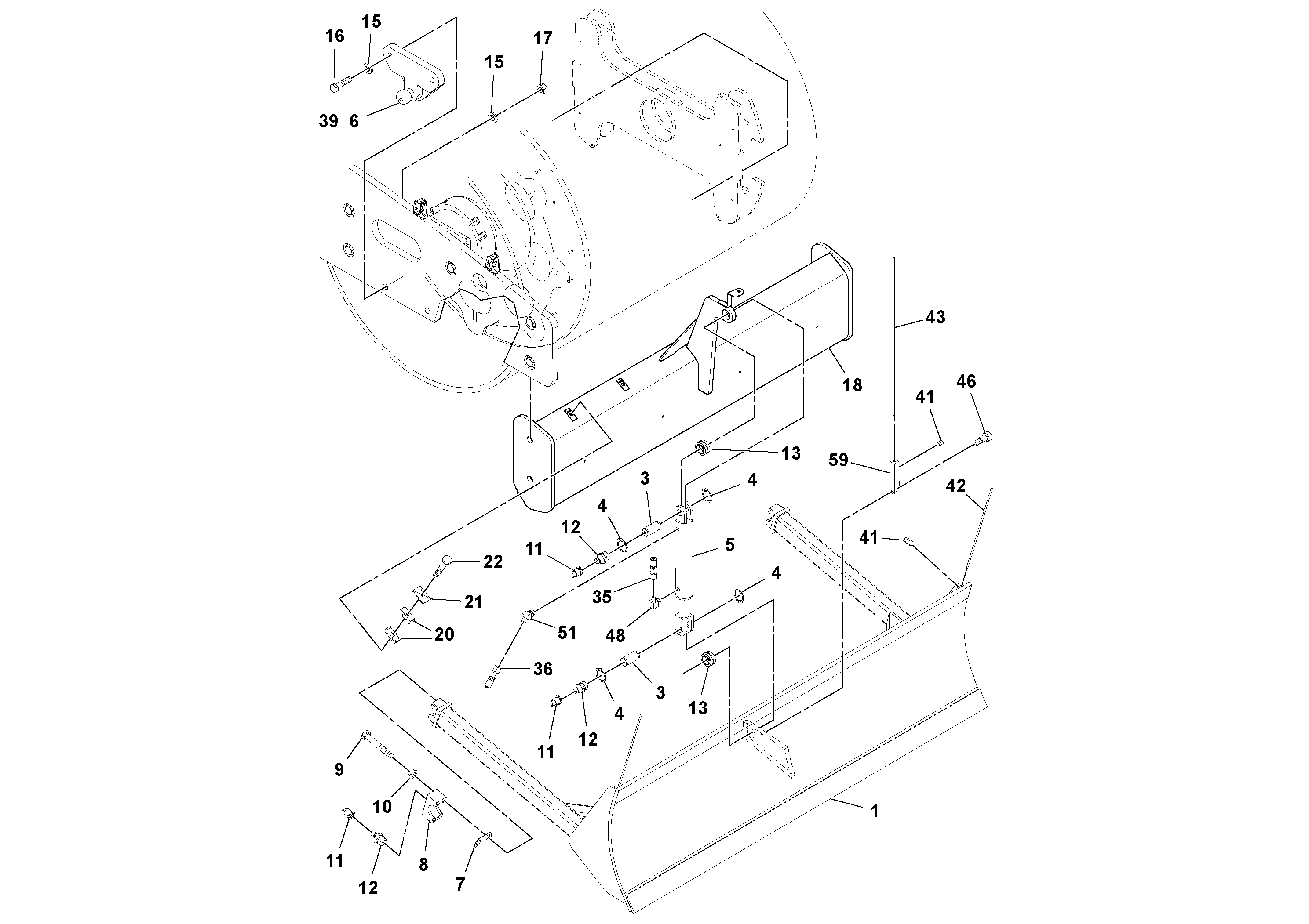 Seat frame RM13396304 VOLVO