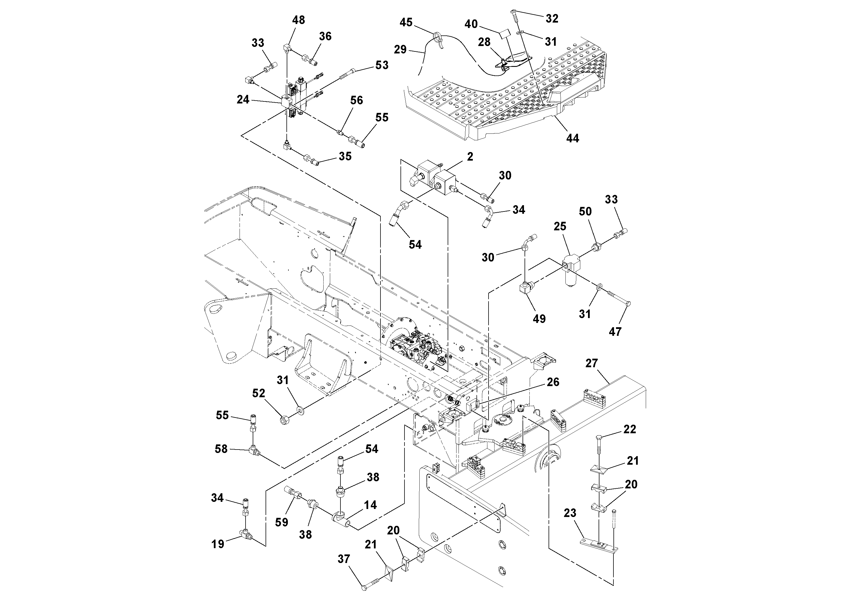 Seat frame RM13396320 VOLVO