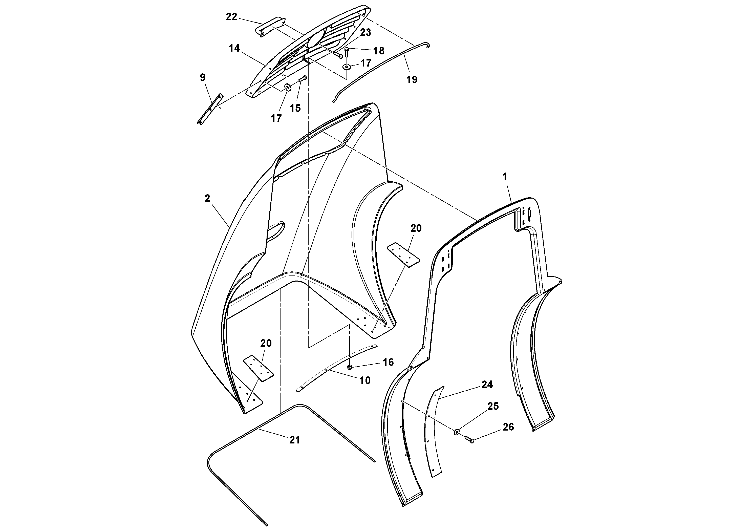 Hood Shell RM13882089 VOLVO