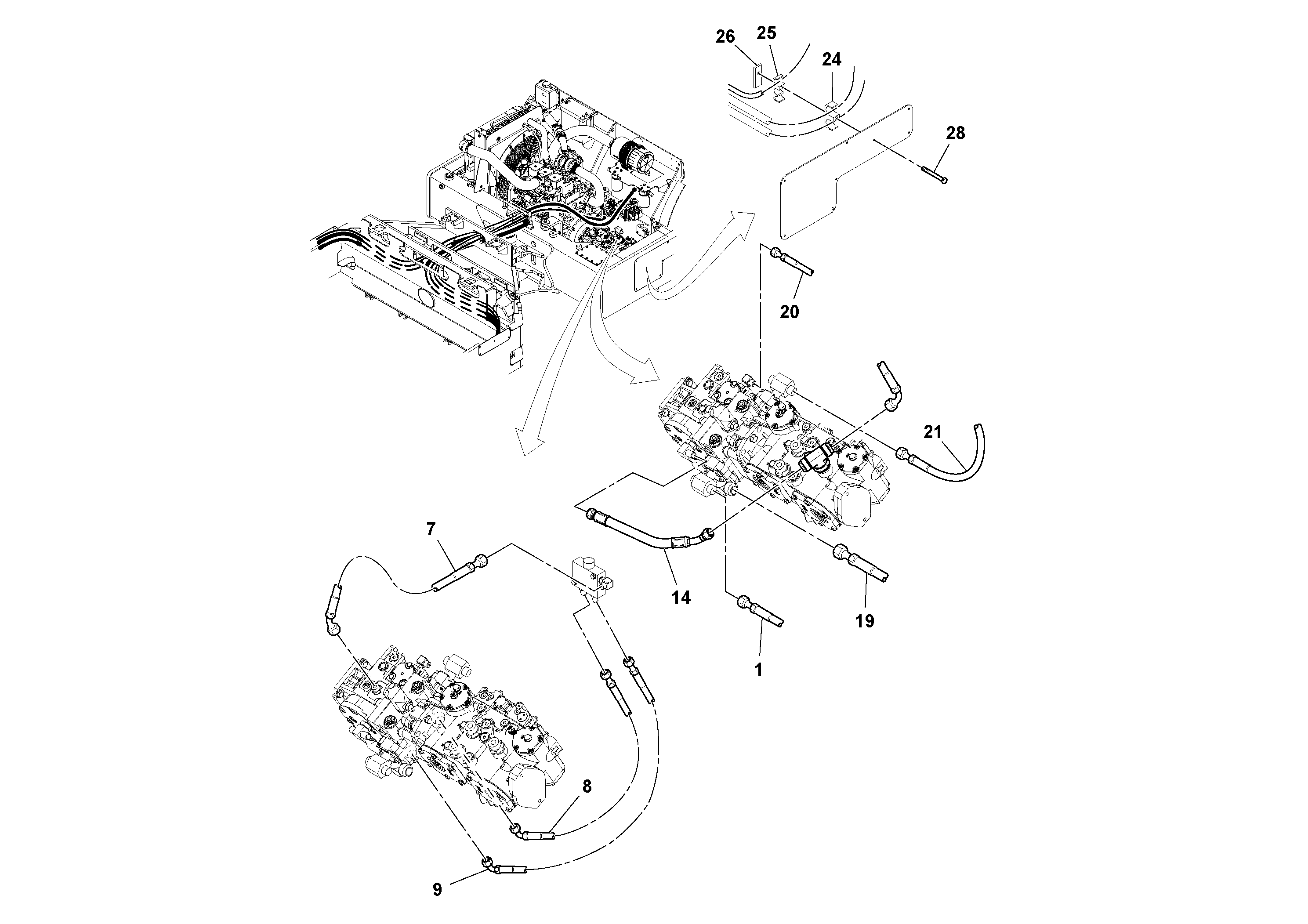 Timing gear casing RM13422357 VOLVO