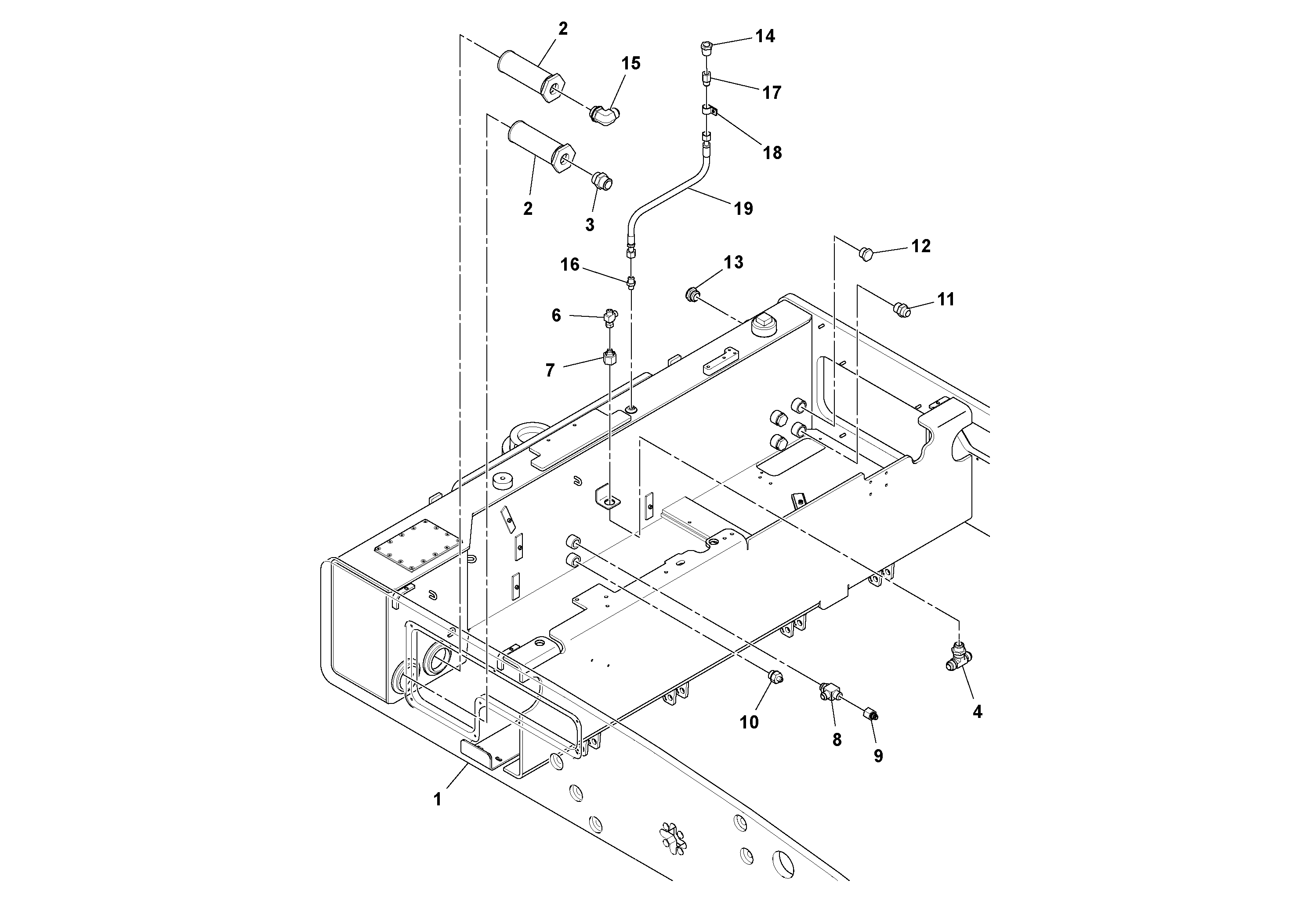 Frame, rear part RM13880398 VOLVO