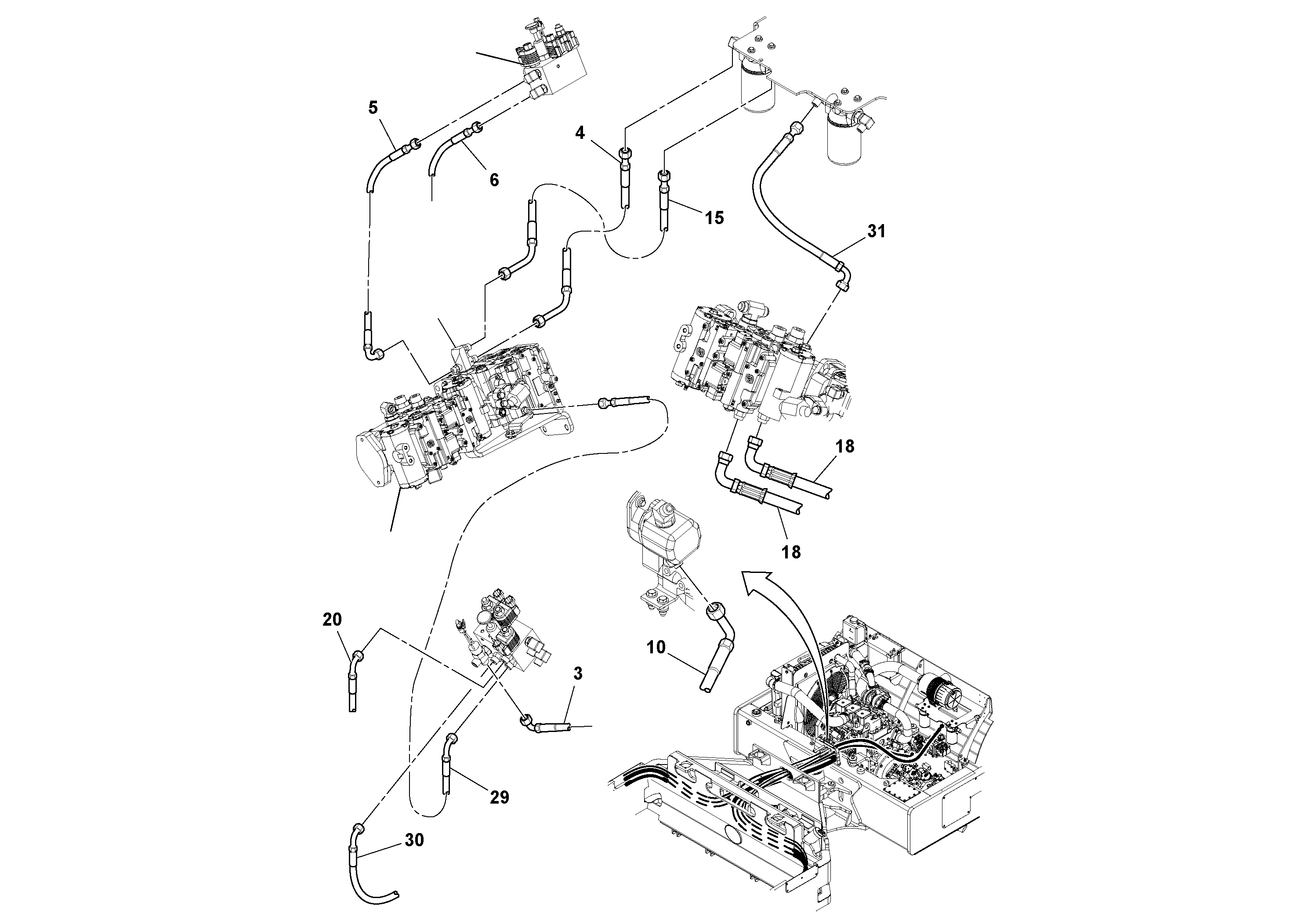 Timing gear casing RM18004010 VOLVO