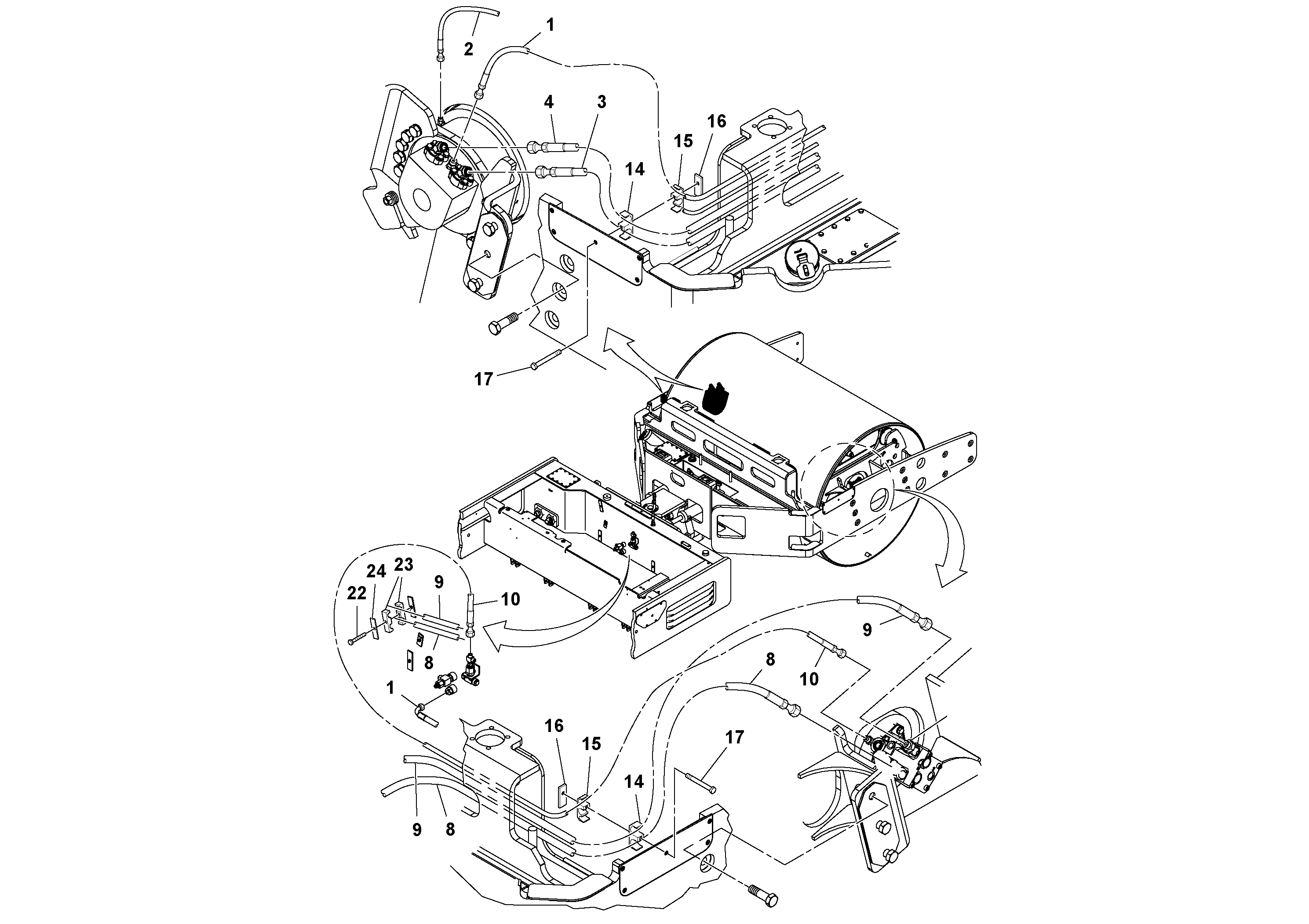 Timing gear casing RM43882224 VOLVO