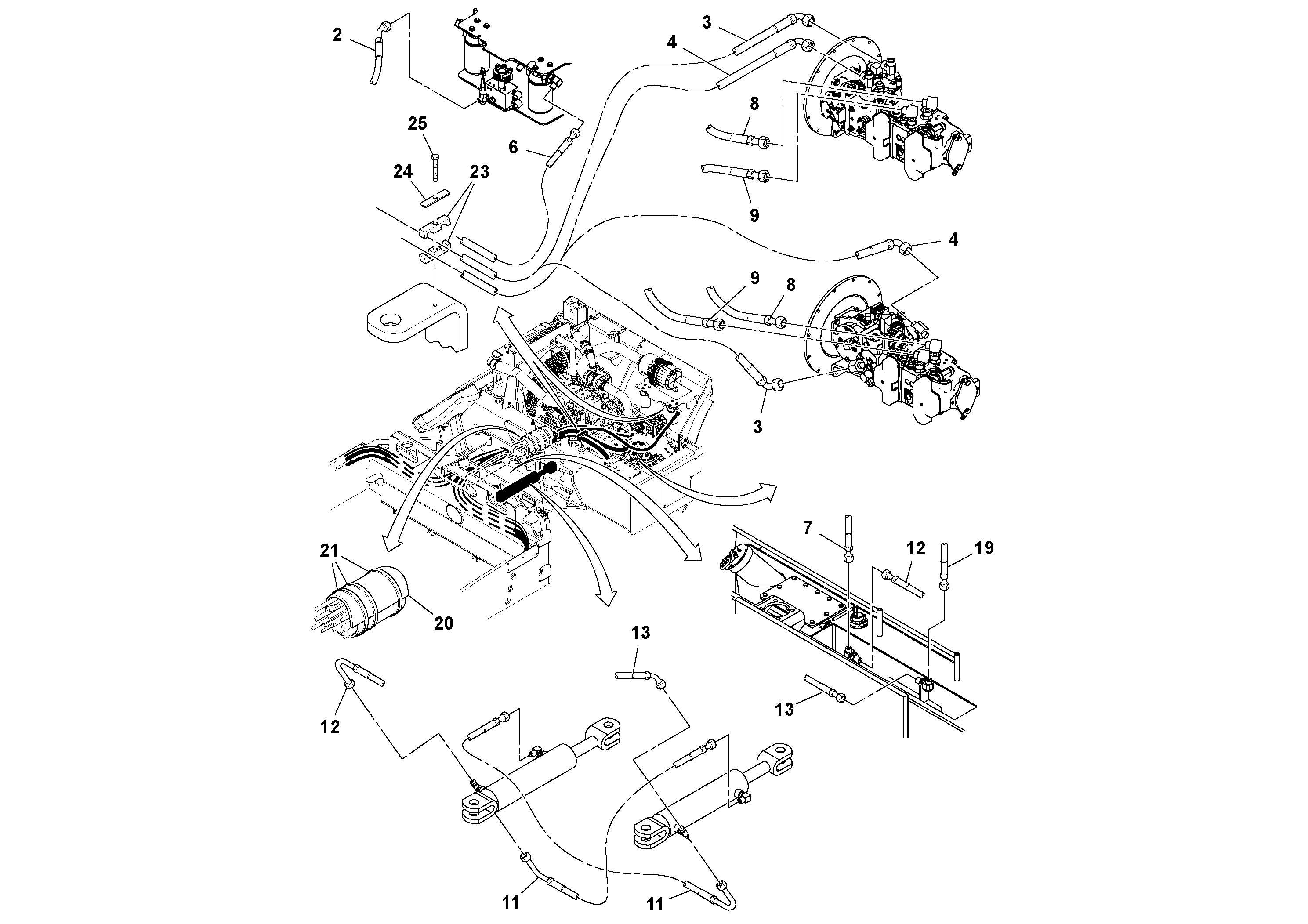 Timing gear casing RM43898436 VOLVO