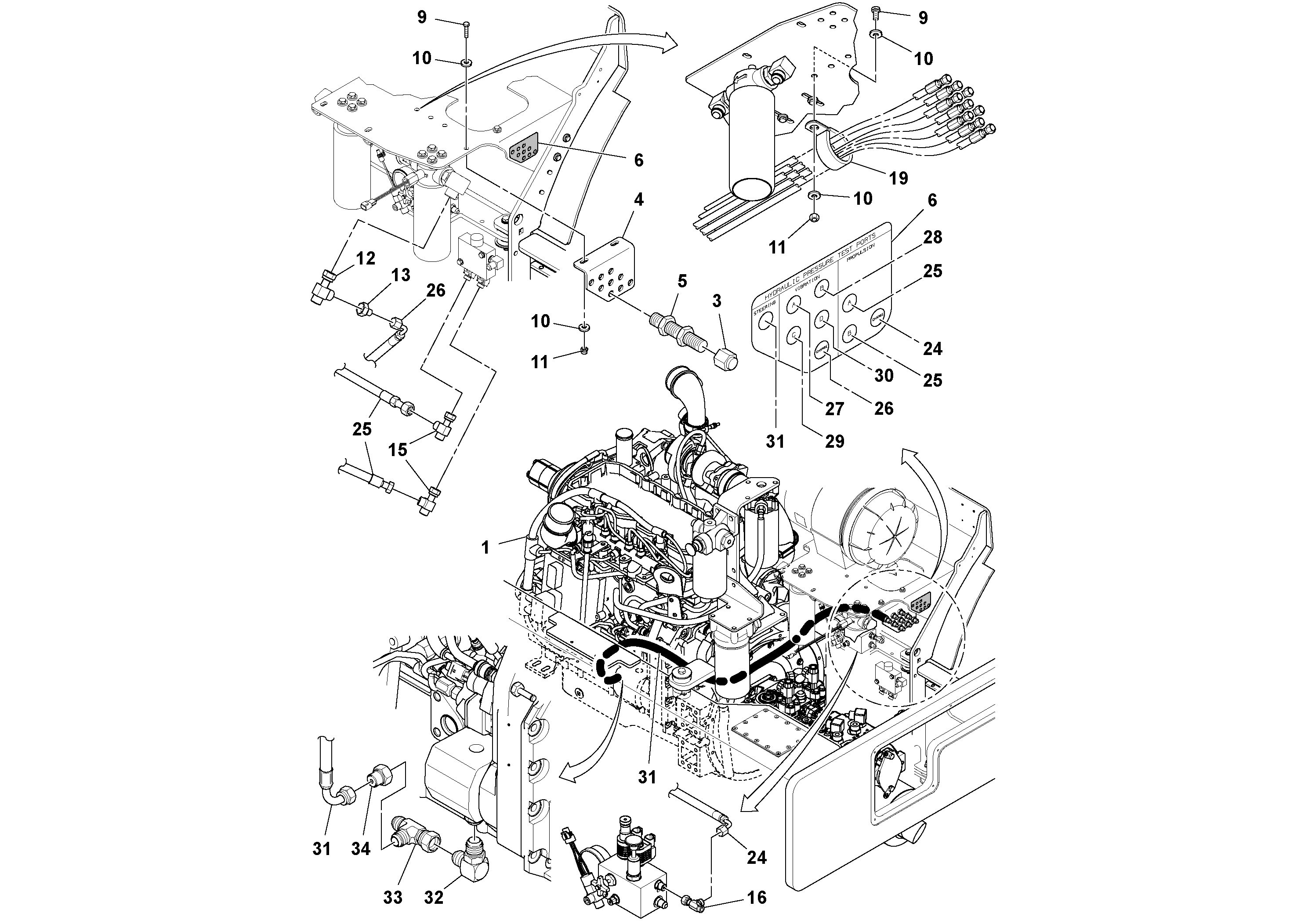 Timing gear casing RM58962184 VOLVO