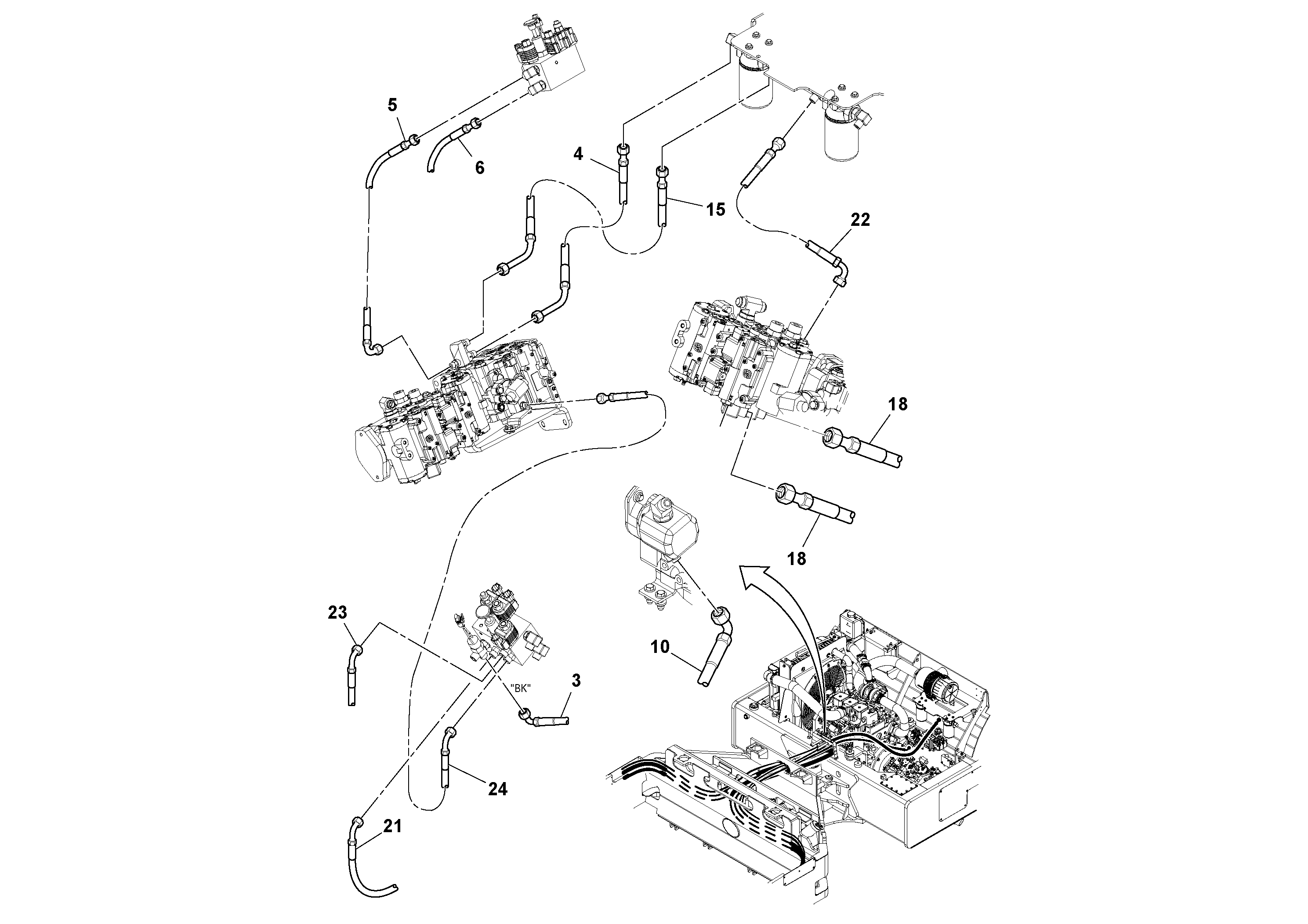 Timing gear casing RM13286554 VOLVO