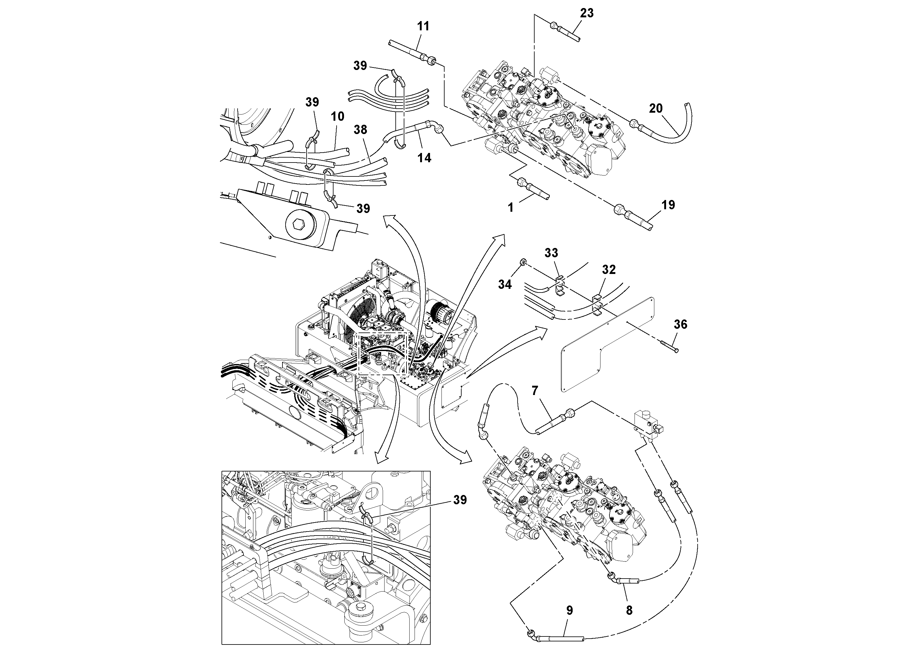 Timing gear casing RM18003962 VOLVO