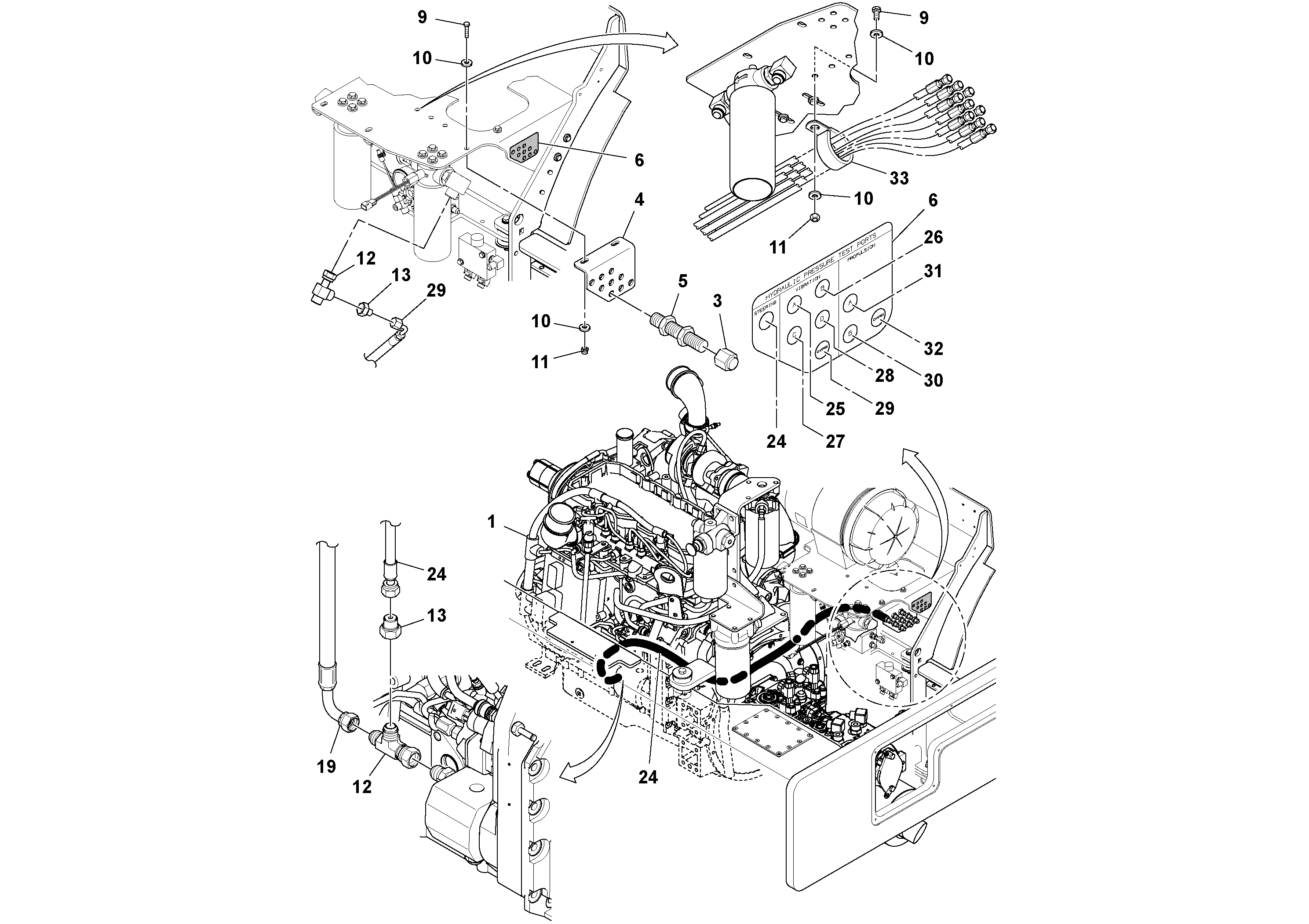 Timing gear casing RM43968478 VOLVO