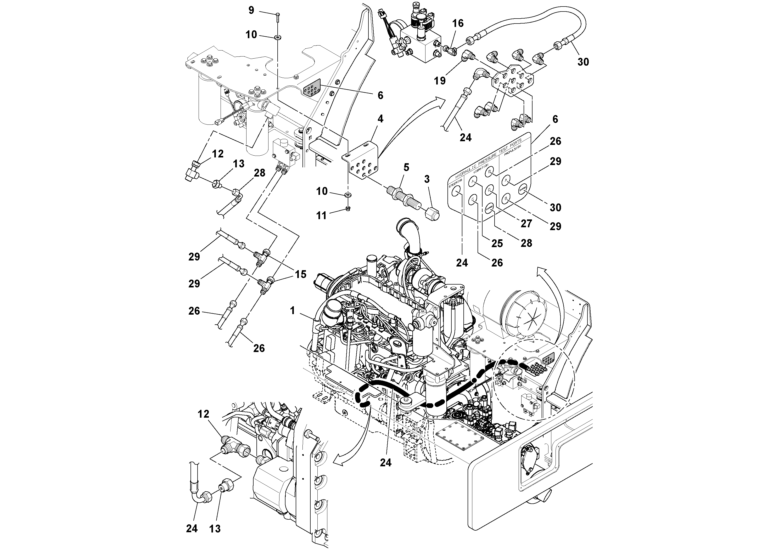 Timing gear casing RM13305784 VOLVO