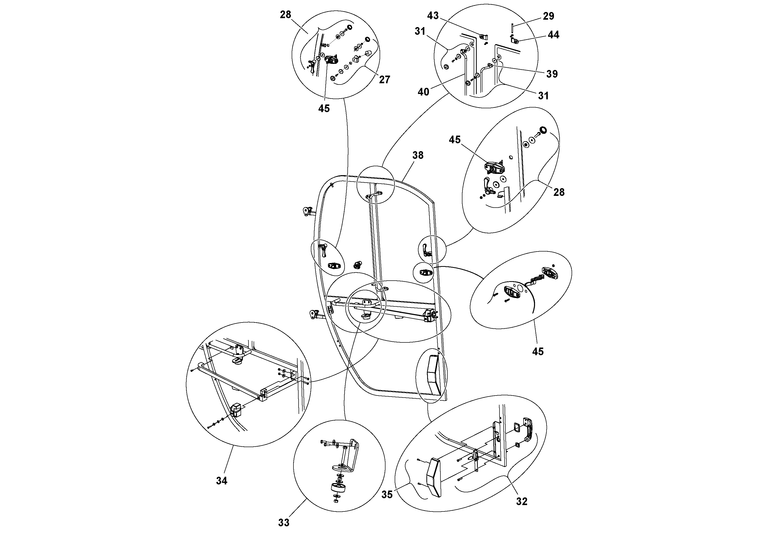 Lower Door Latc RM13382833 VOLVO