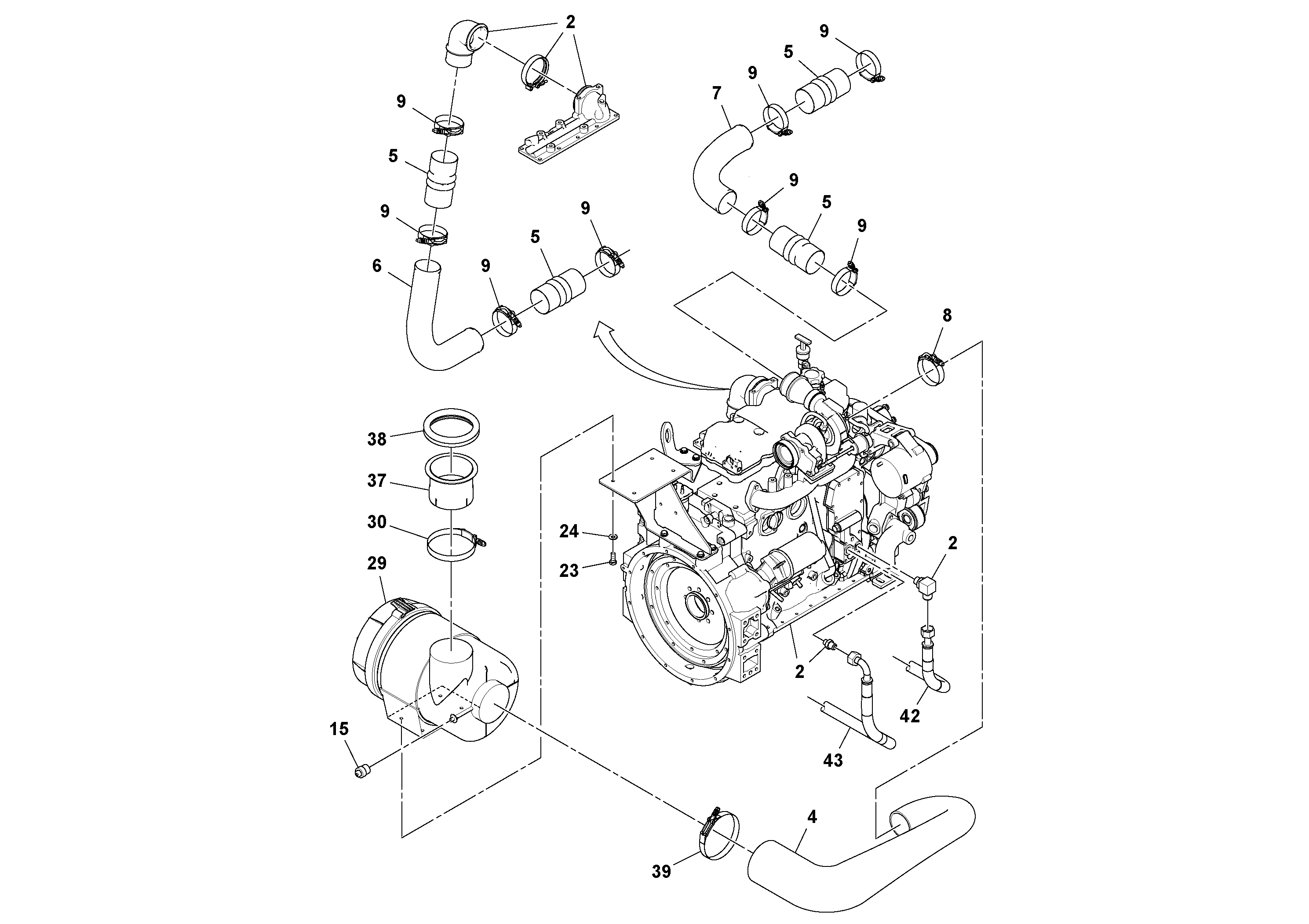 Cabin roof RM43852193 VOLVO
