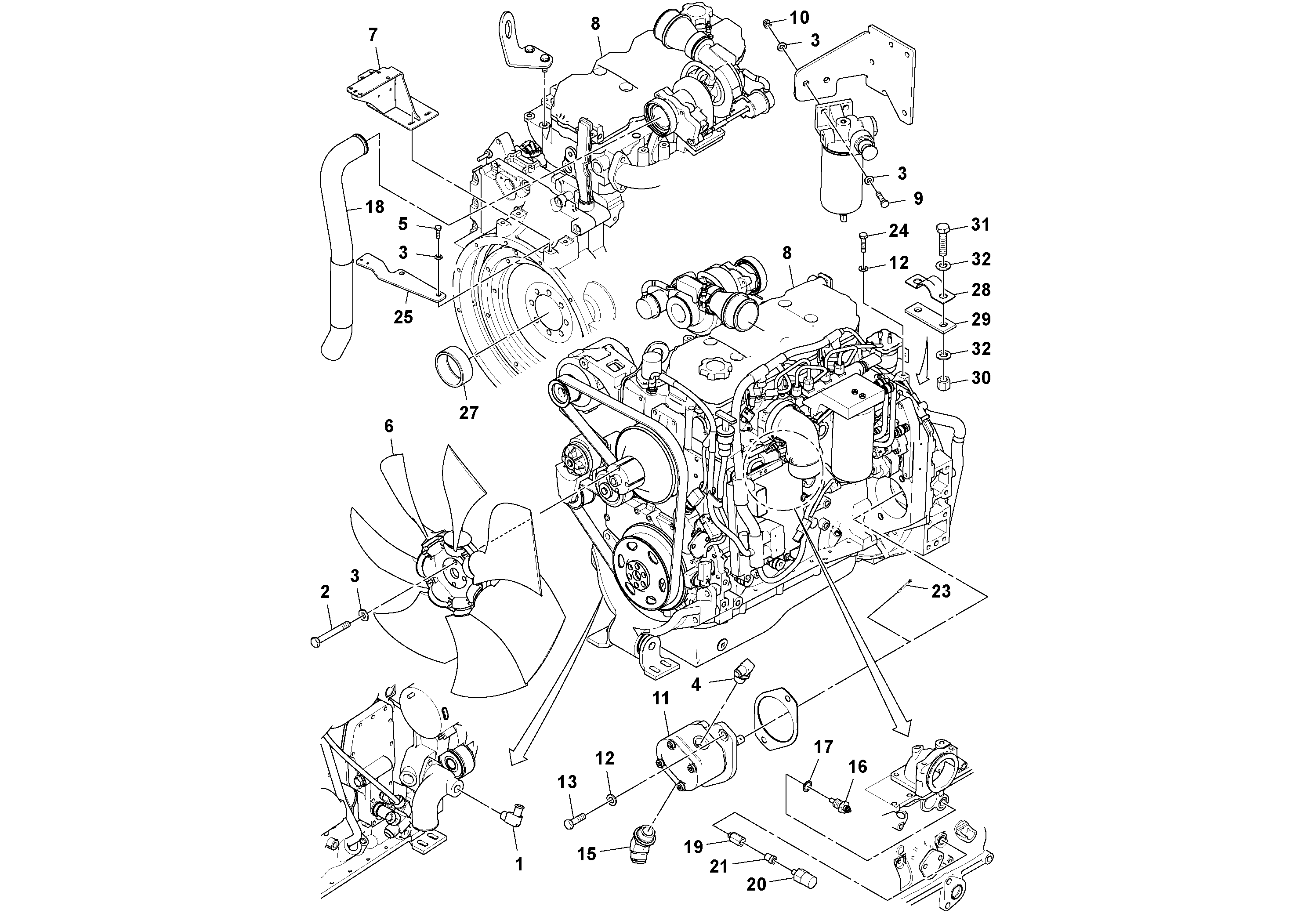Connector Kit RM46641718 VOLVO