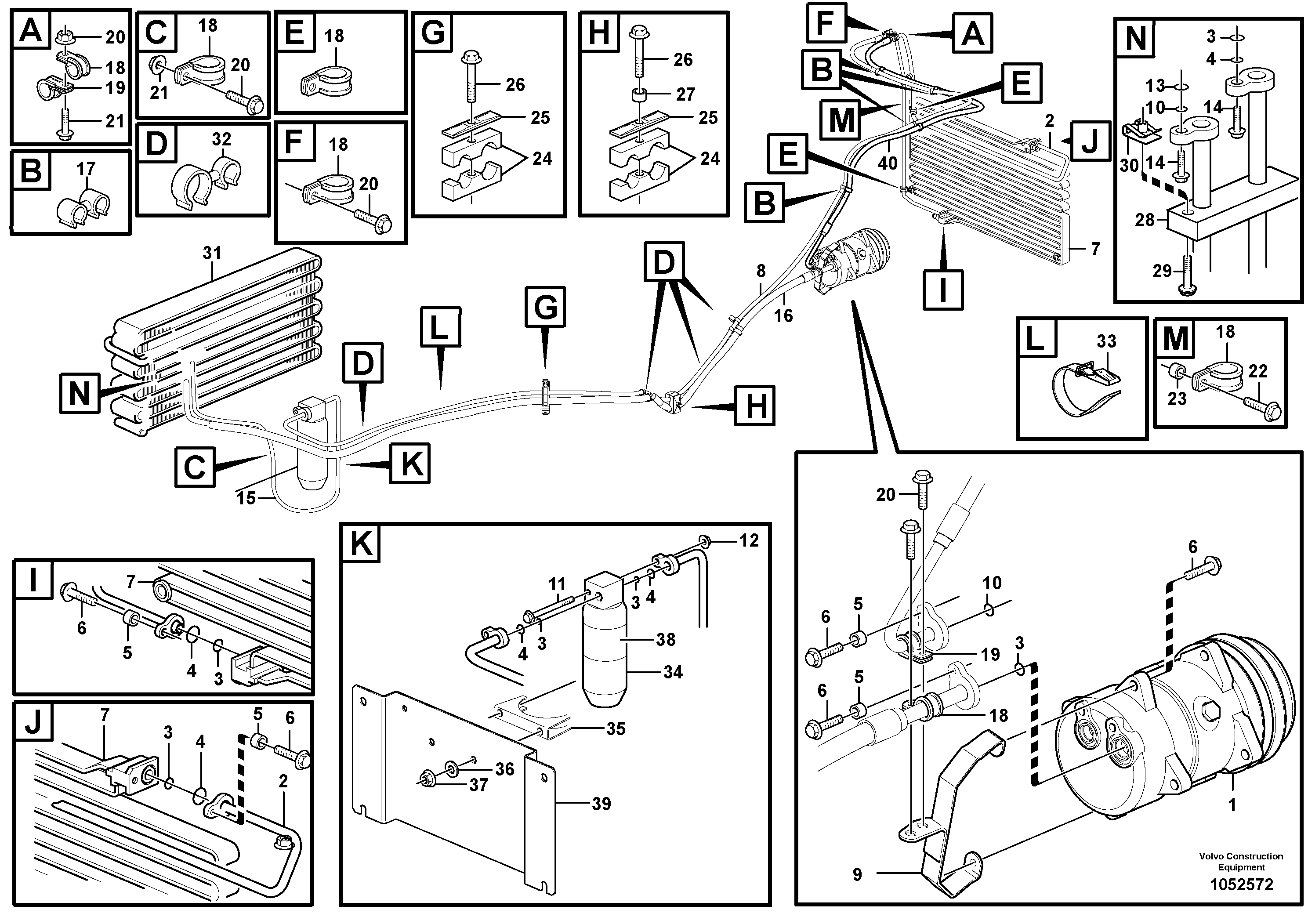 Timing gear casing VOE15079072 VOLVO