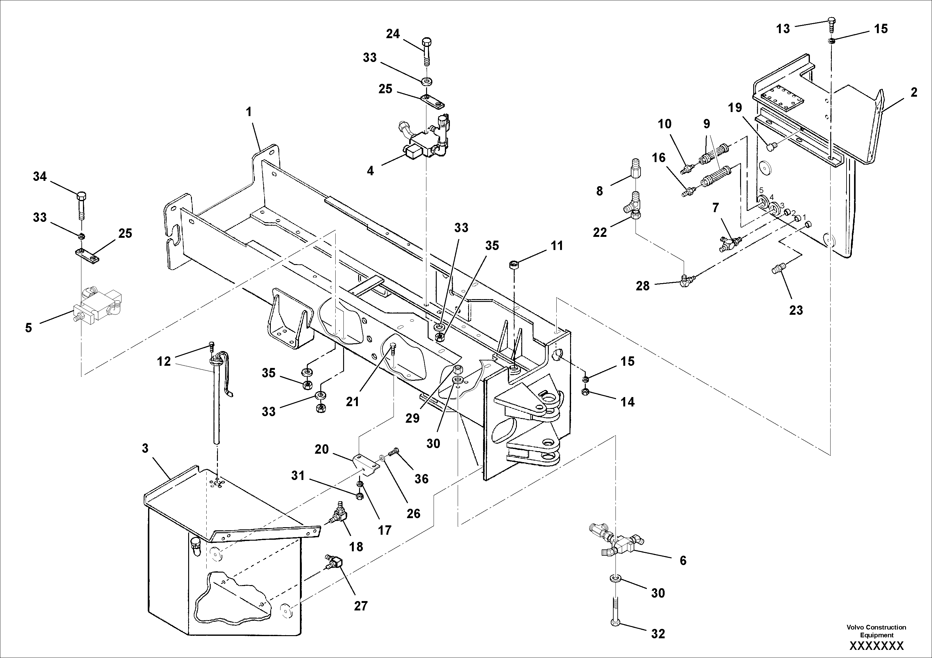 Seat frame RM13294525 VOLVO