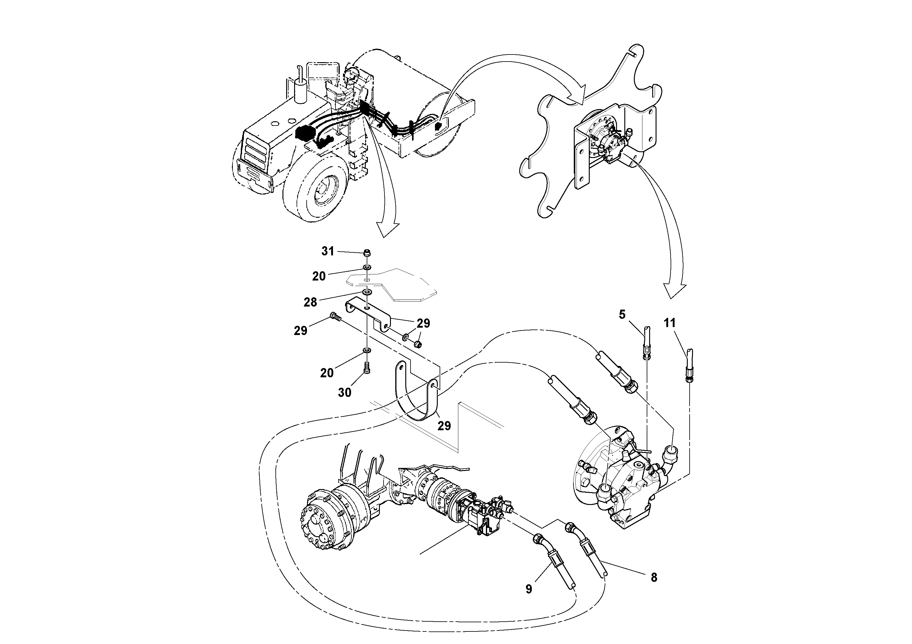 Timing gear casing RM43861129 VOLVO