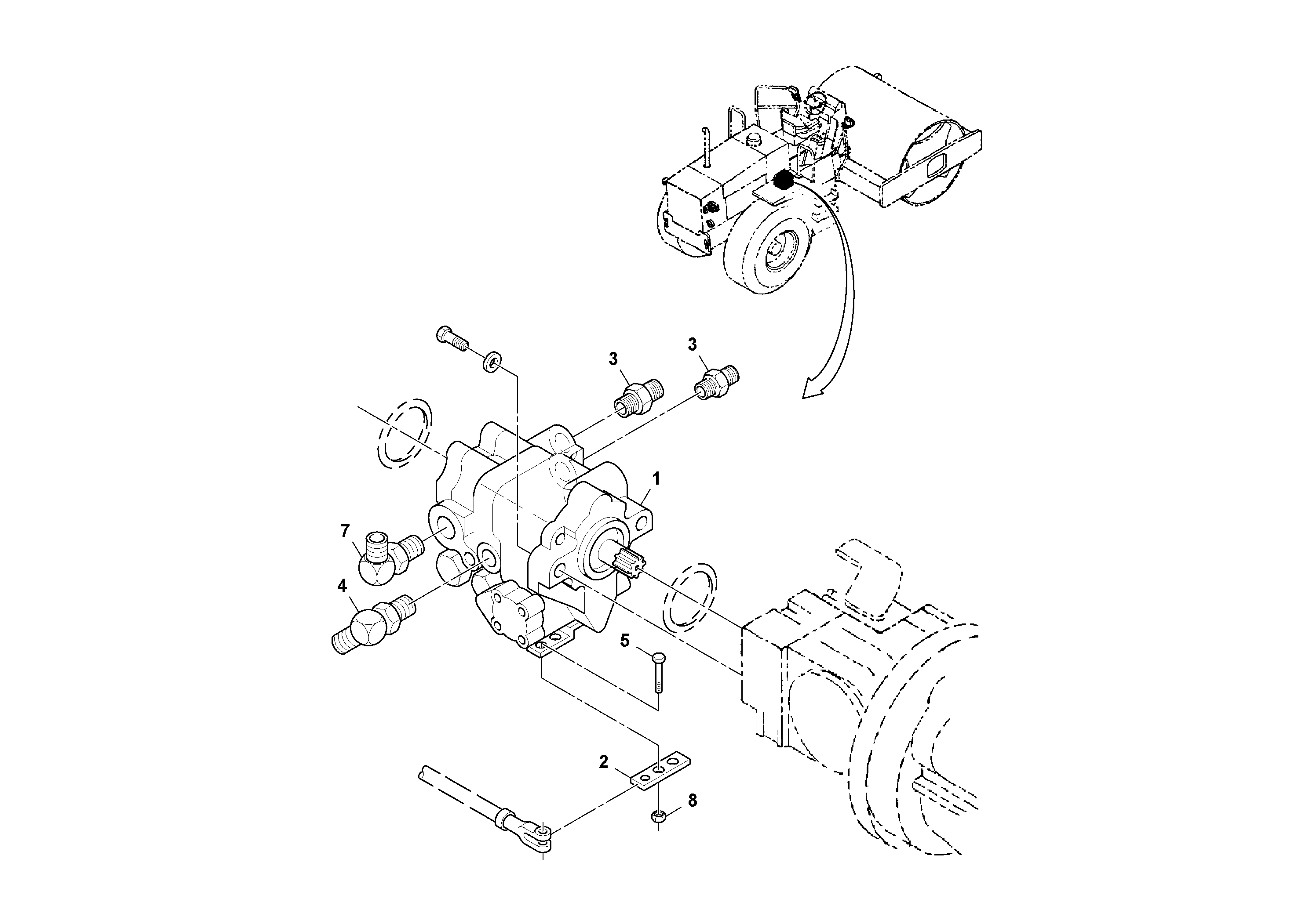 Gear shift sensor RM59232587 VOLVO