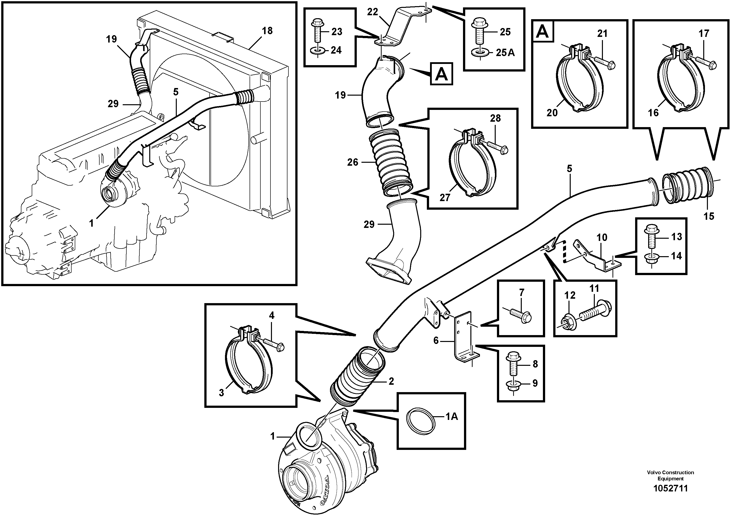 Seat frame VOE16880868 VOLVO