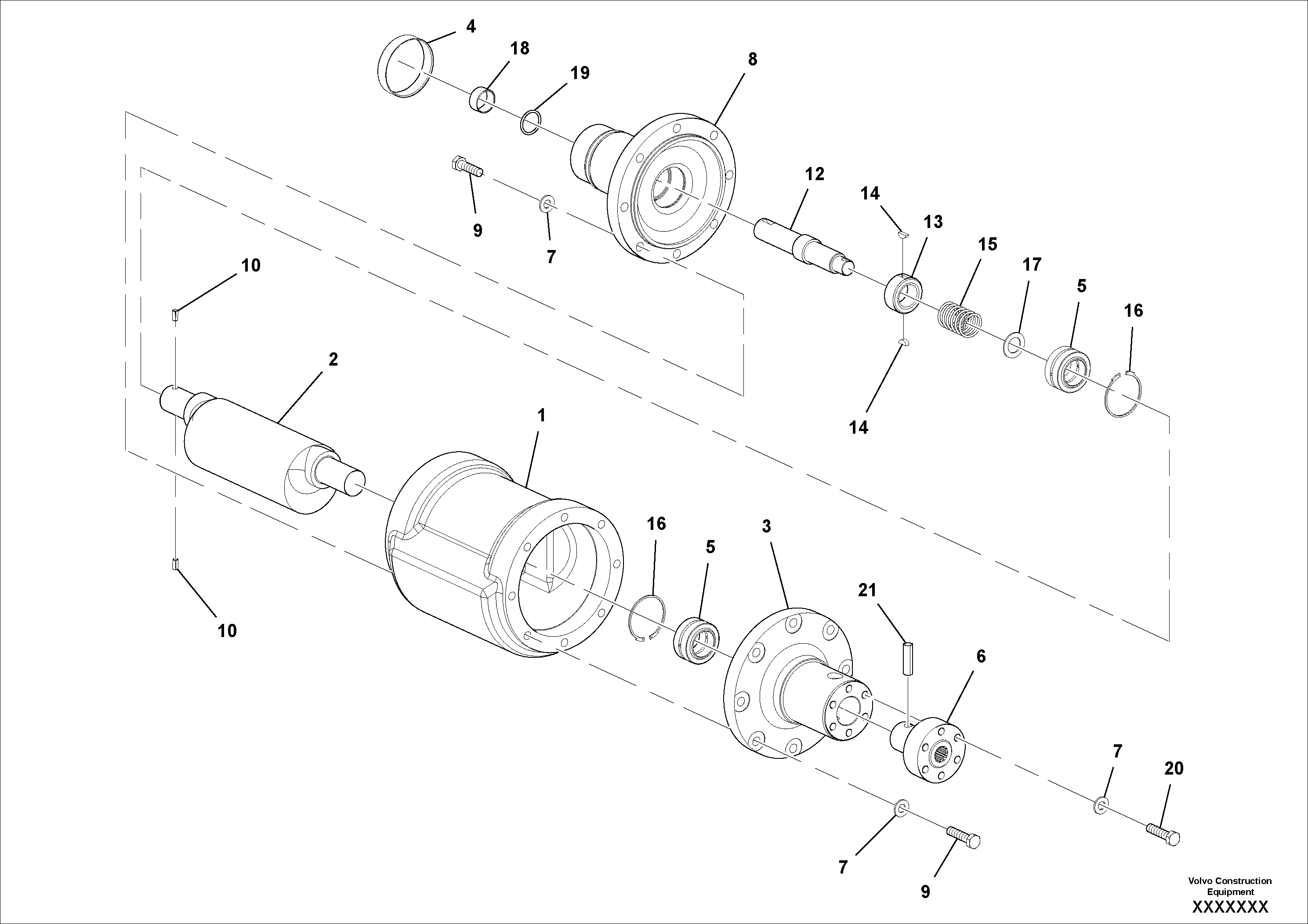 Pierce Nut RM43859404 VOLVO