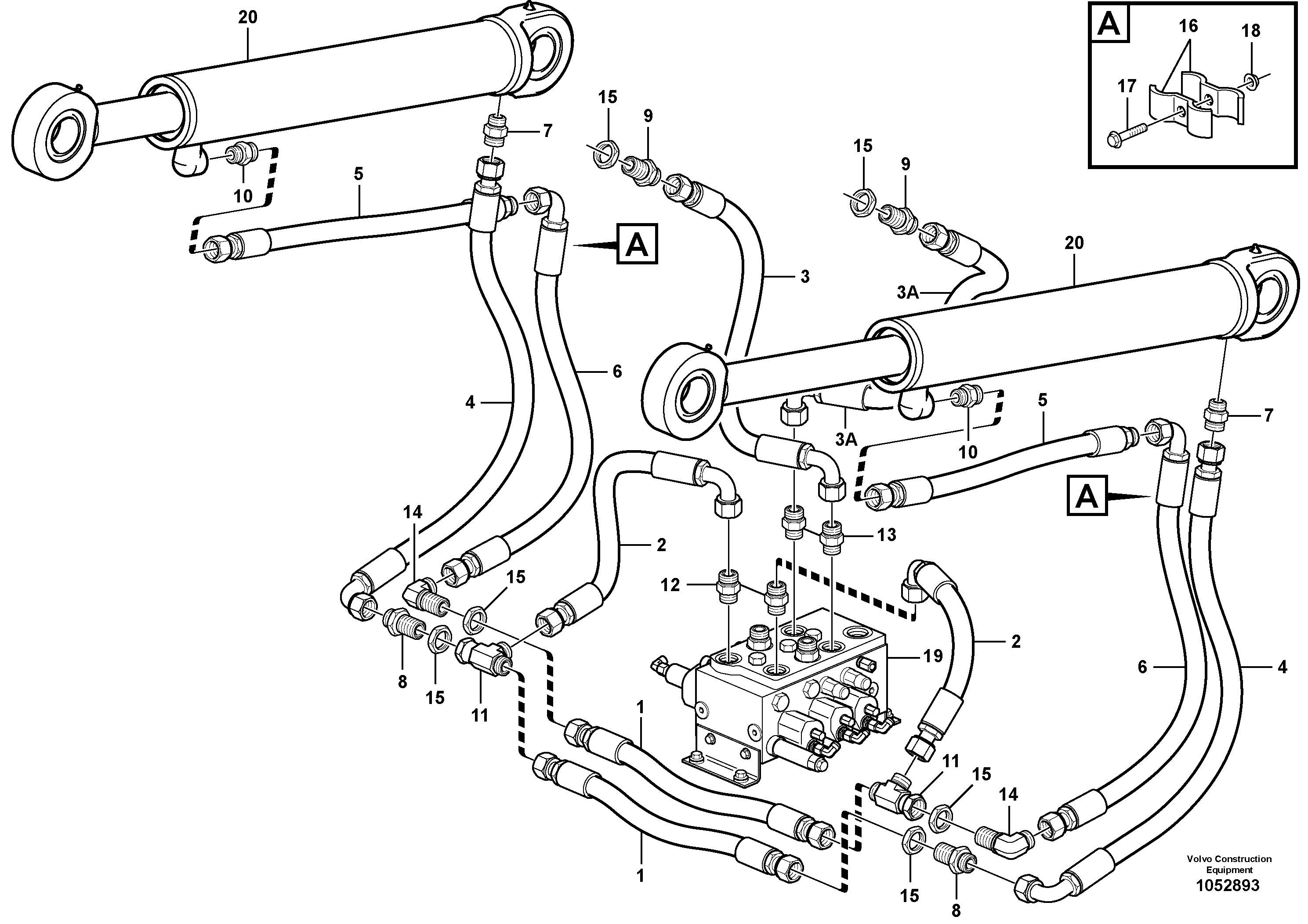 Timing gear casing VOE15015370 VOLVO