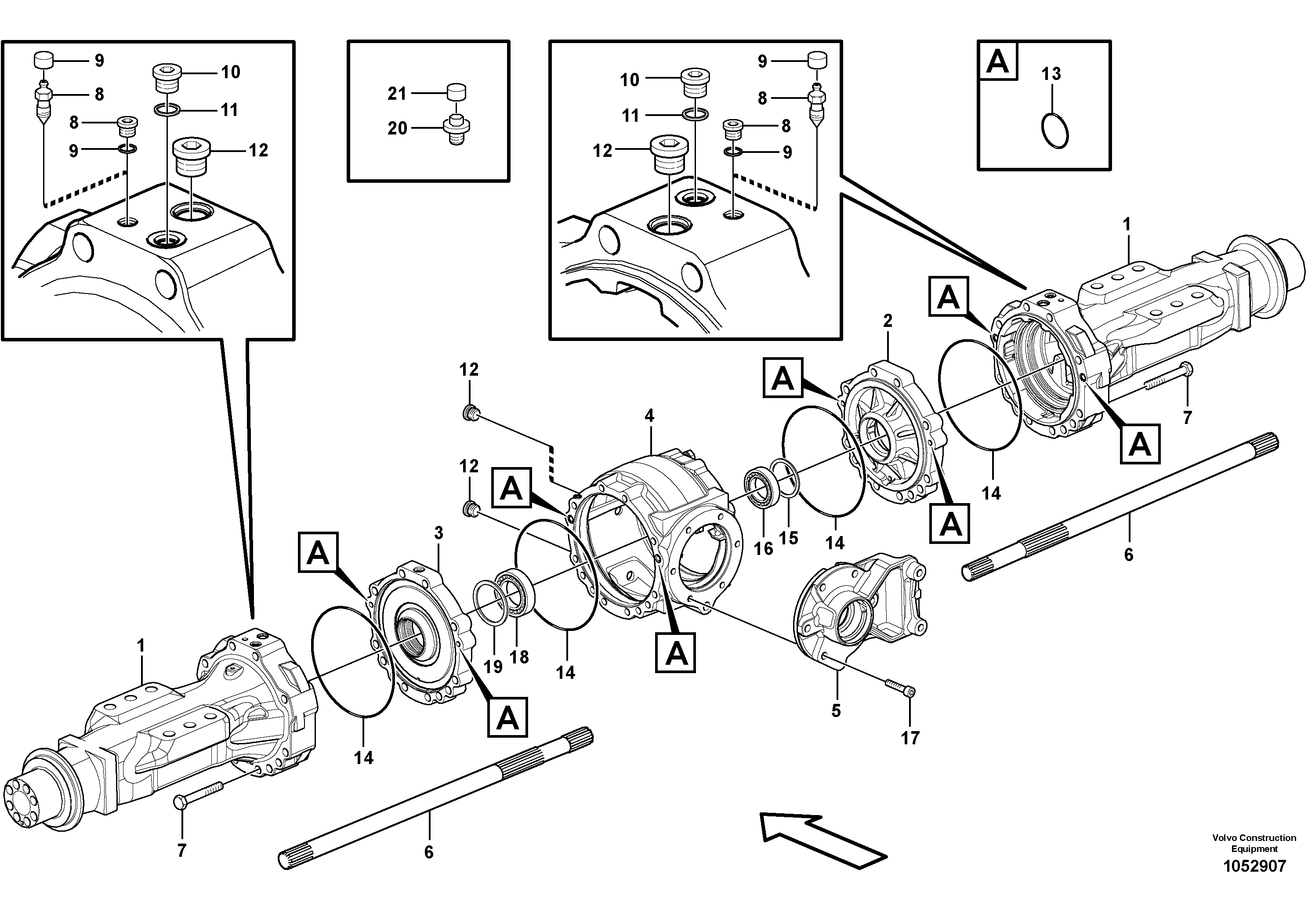 Valve block, cpl. VOE15072299 VOLVO