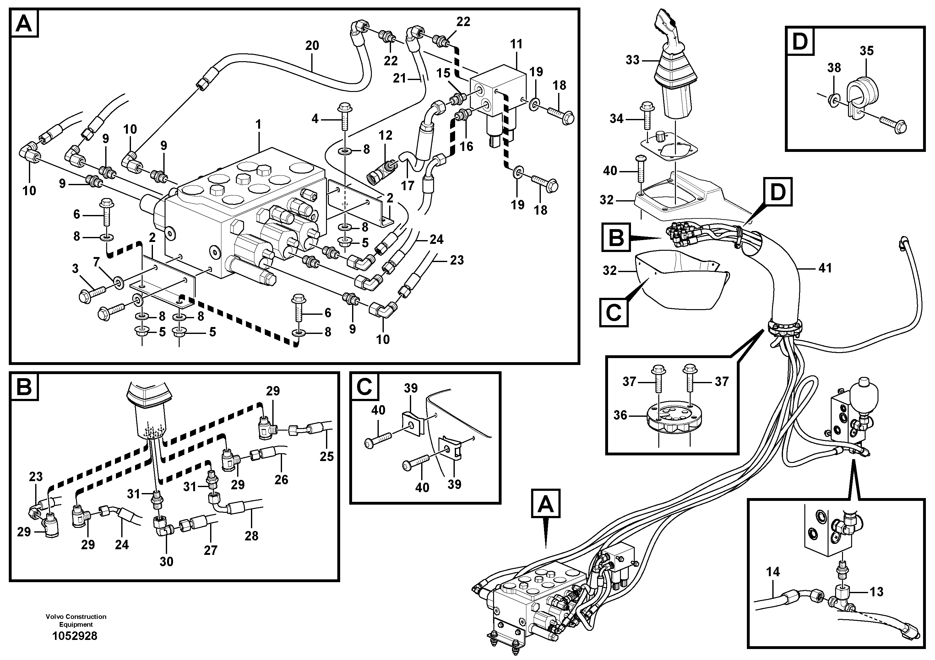 Brass Tube VOE15201294 VOLVO