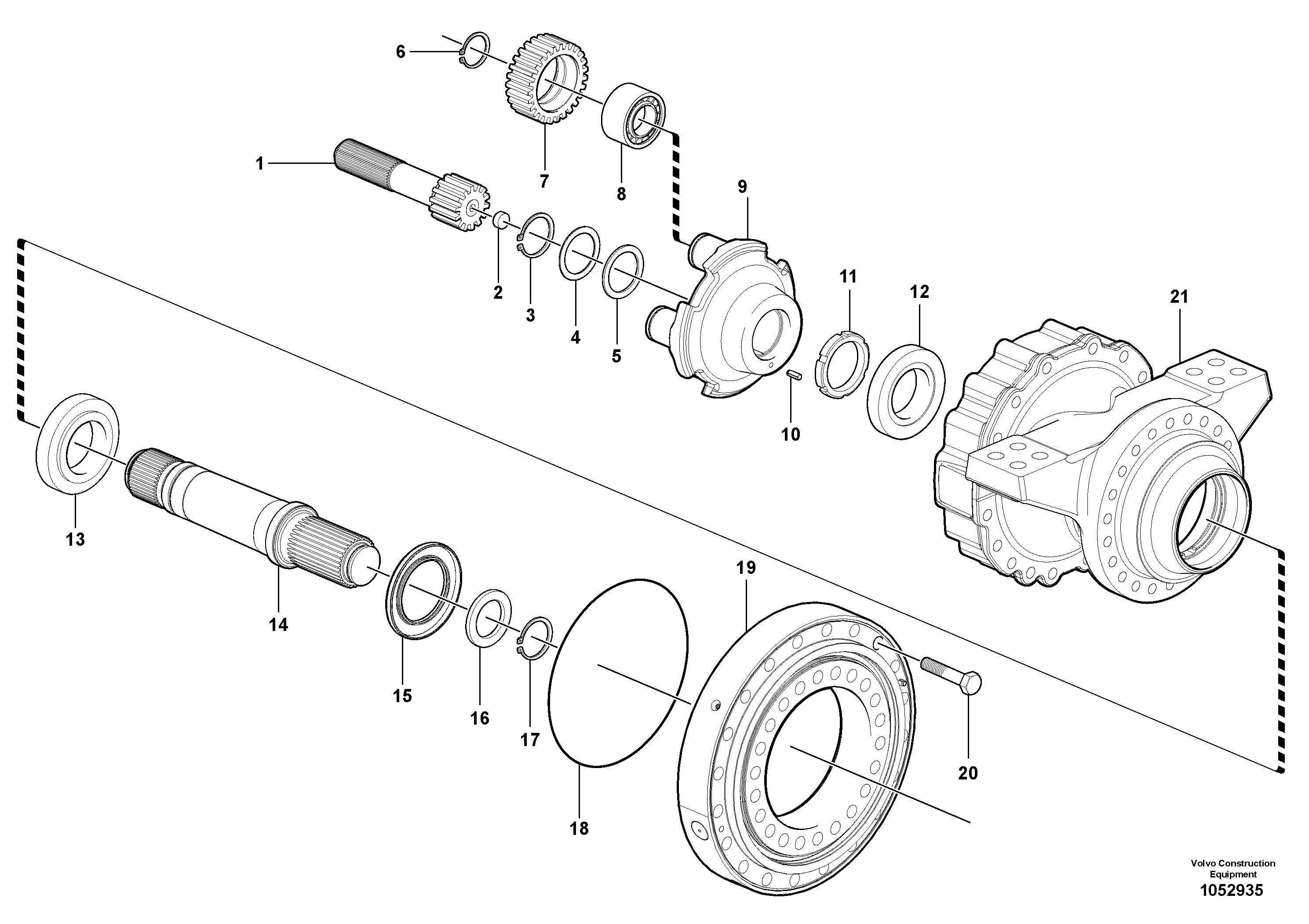 Six point socket screw VOE16018337 VOLVO